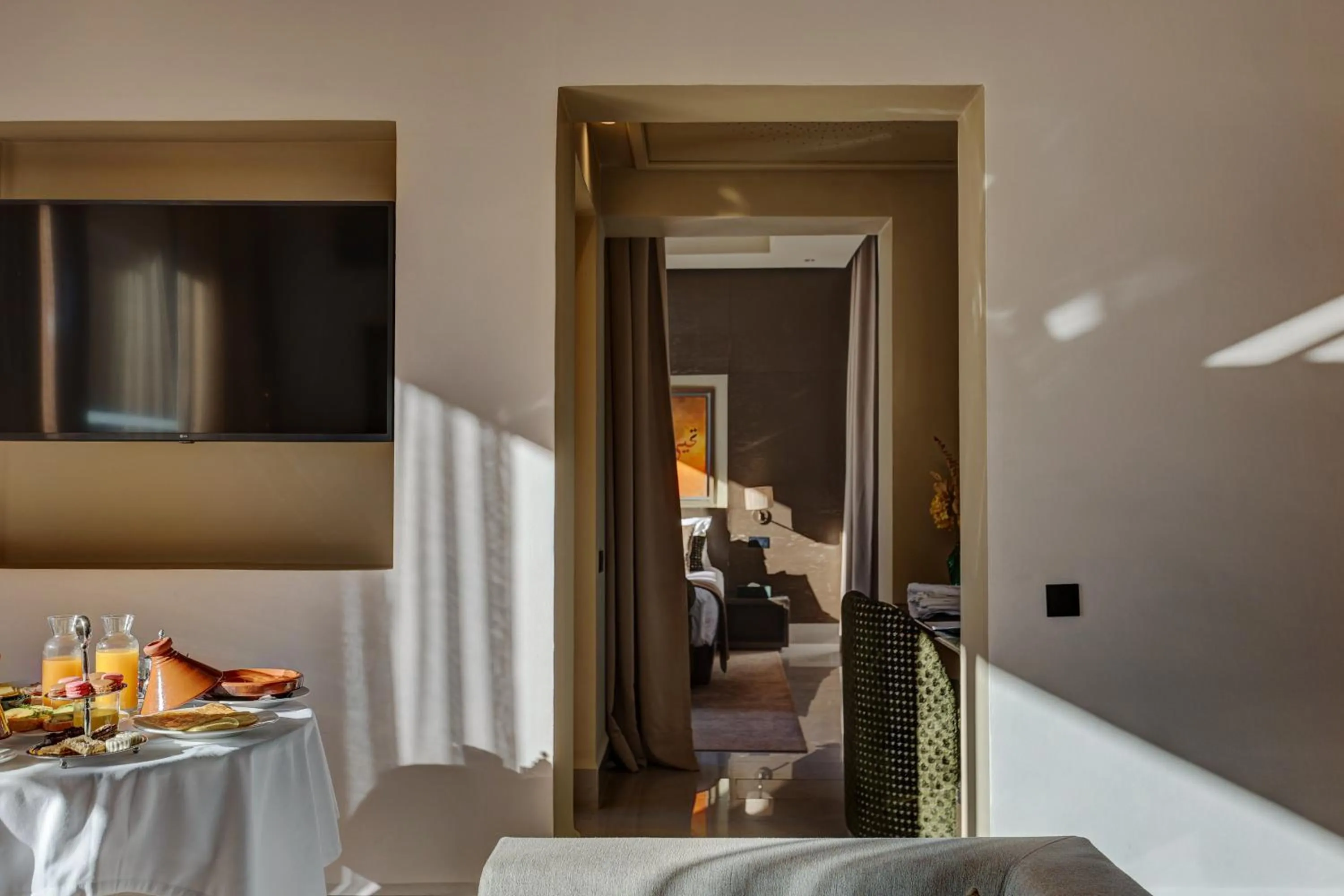 Living room, Bed in Sirayane Boutique Hotel & Spa Marrakech