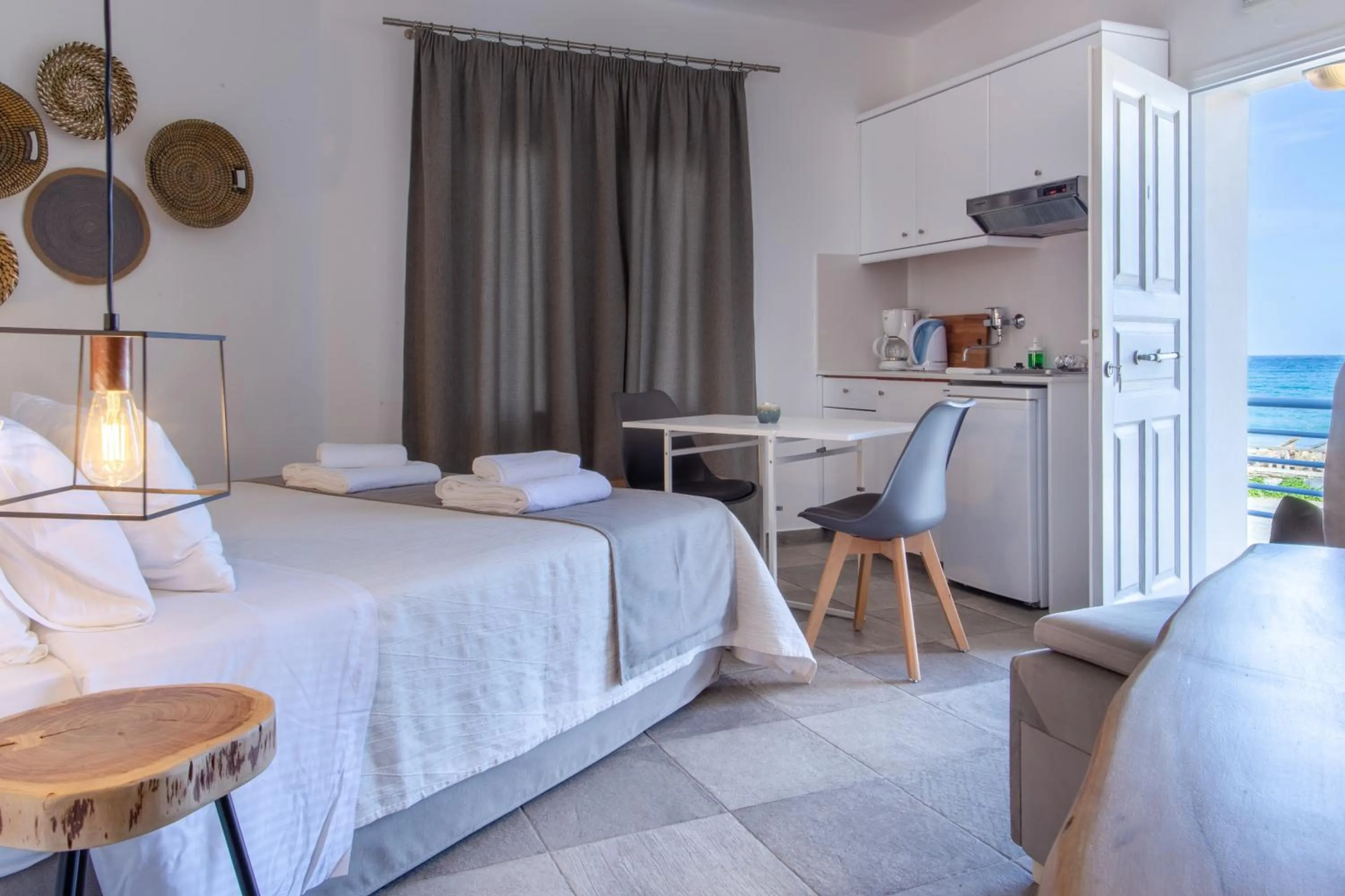 Bed in Alkyoni Studios