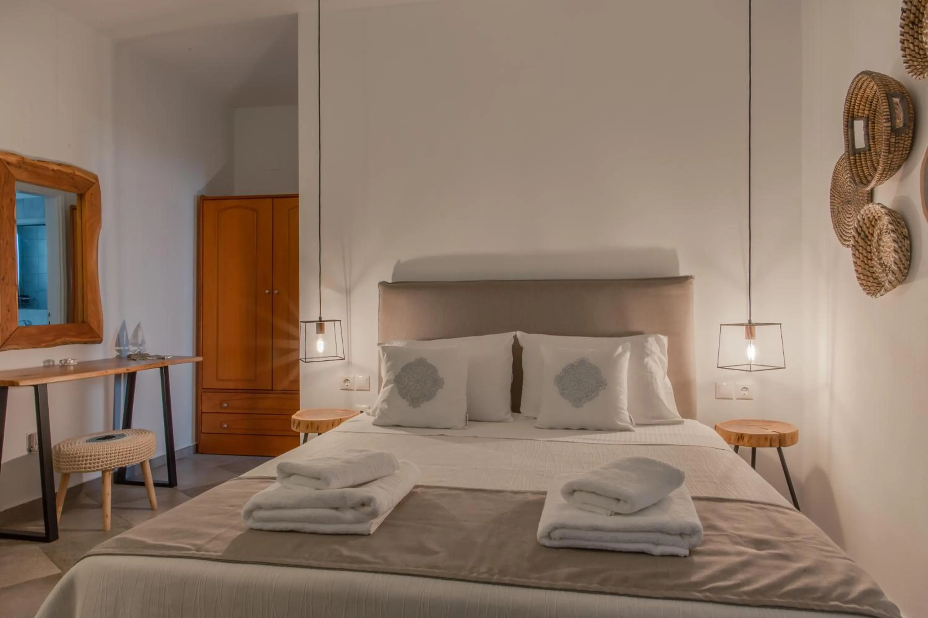 Bed in Alkyoni Studios