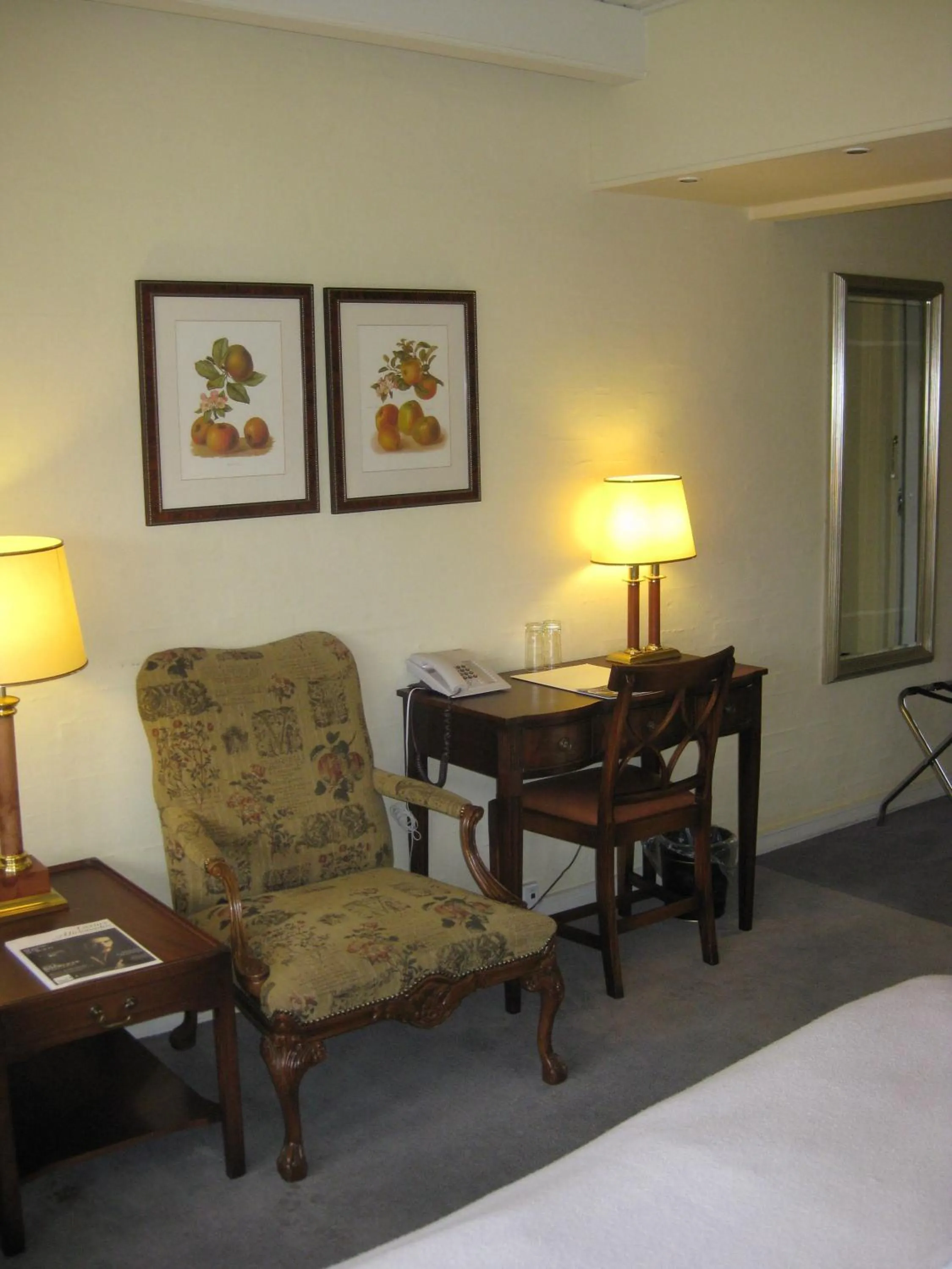 Photo of the whole room, Bed in Munkebo Kro & Hotel