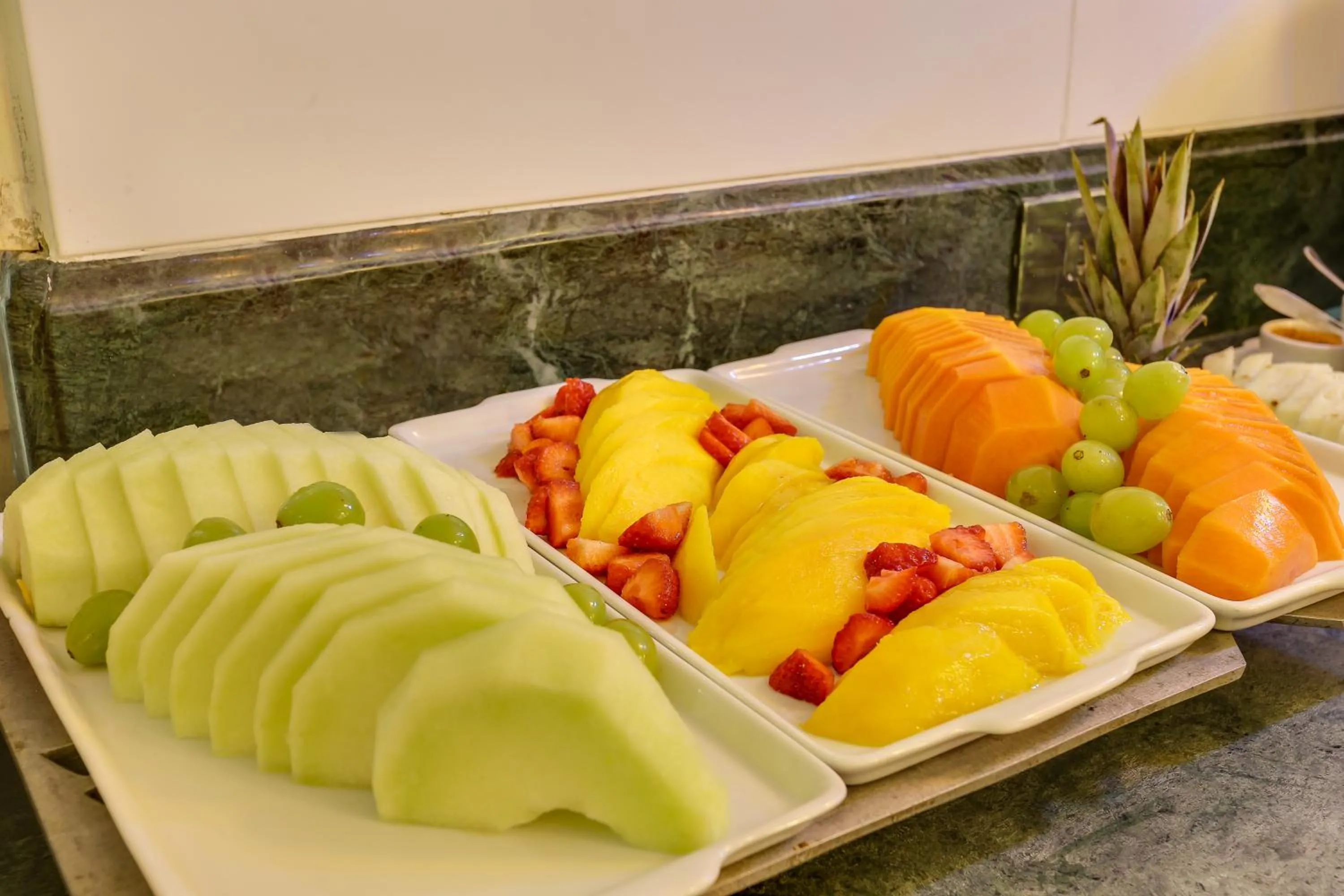 Buffet breakfast in Villas Jurerê Hotel Boutique