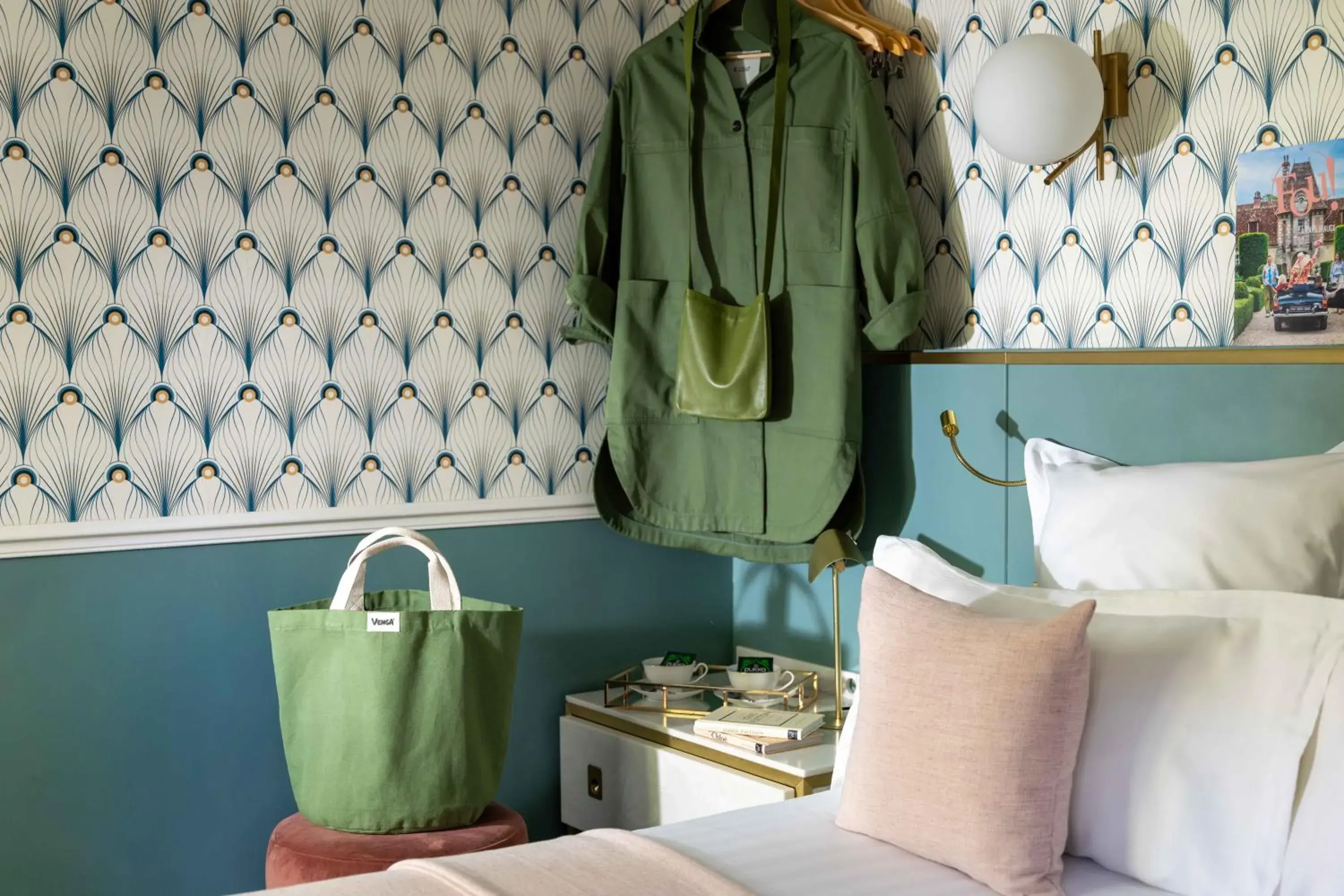 Bedroom in Hôtel Léna Bedroom in Hôtel Léna