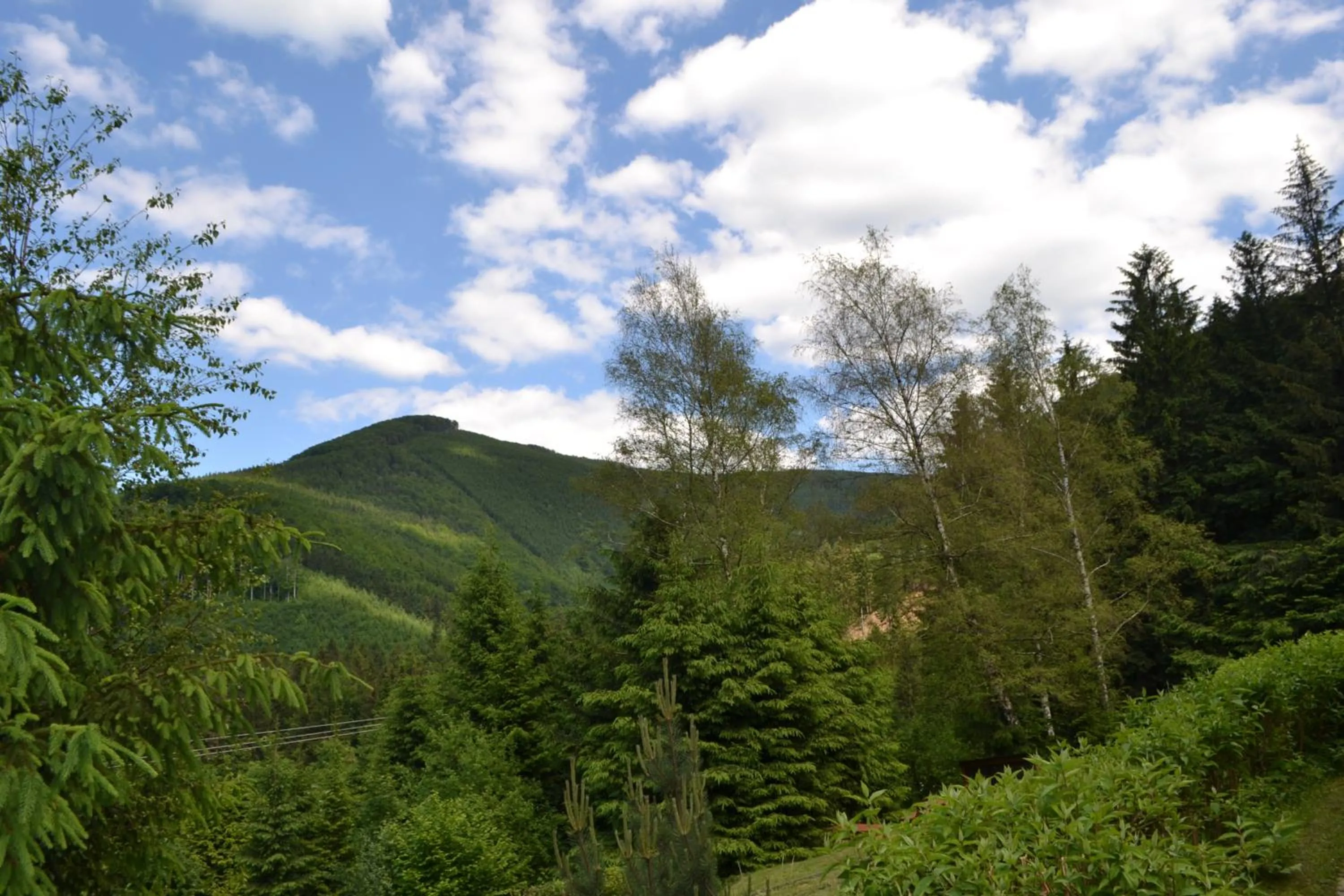 Mountain view in Chaty pod Knížecí, Trojanovice