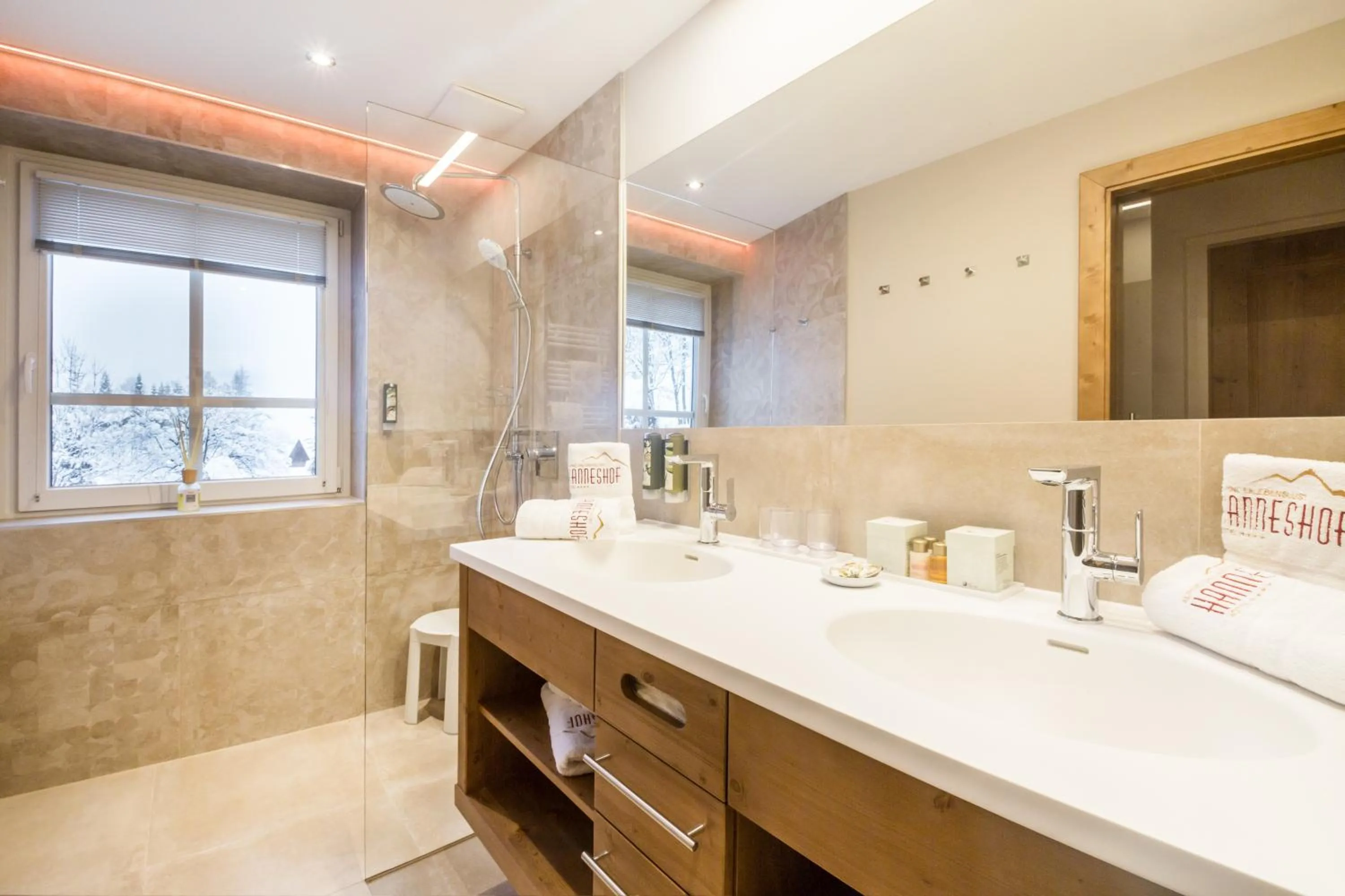 Bathroom in Familien- und Wellnesshotel Hanneshof