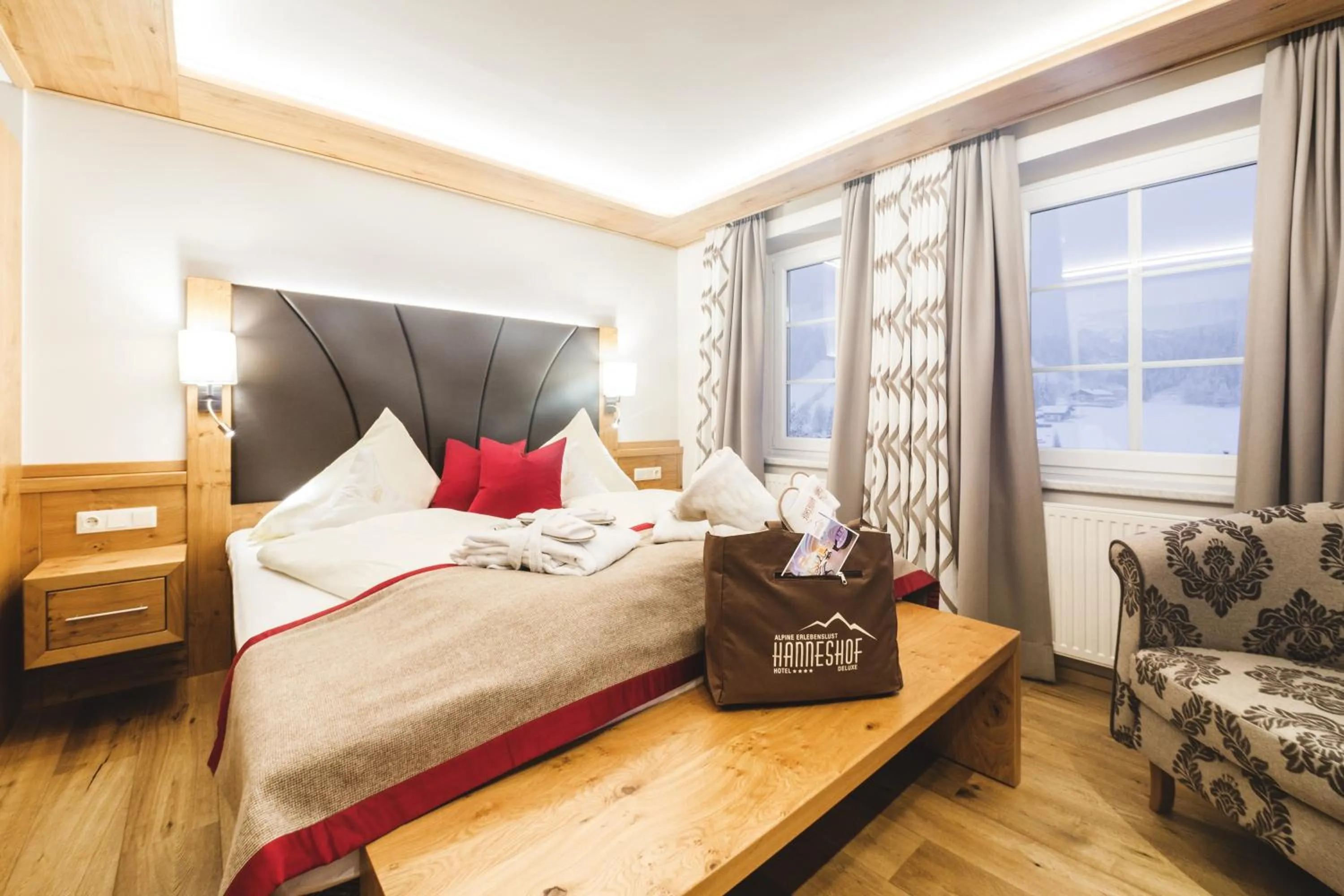 Bed in Familien- und Wellnesshotel Hanneshof