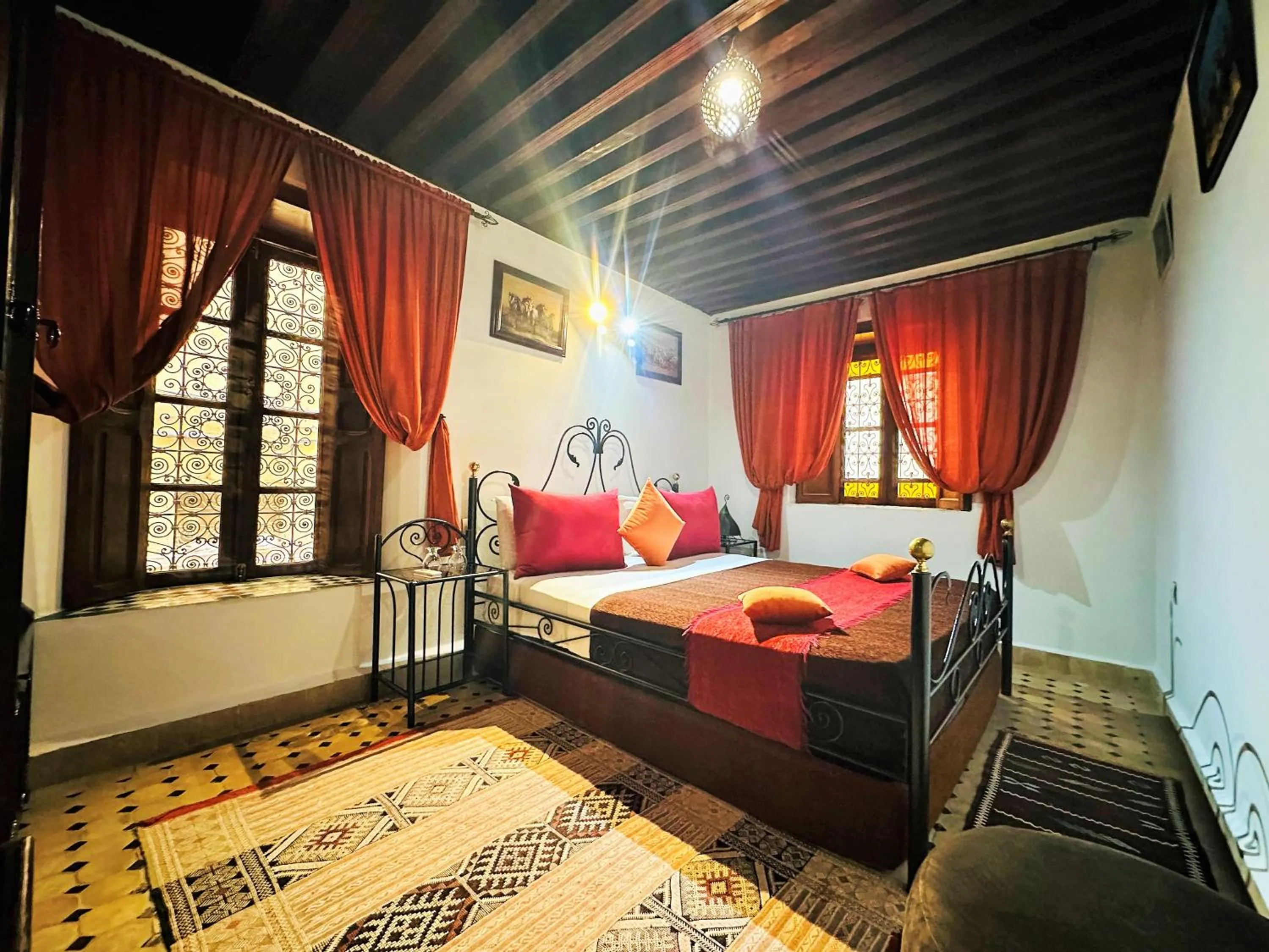 Bedroom, Bed in Riad Ahlam