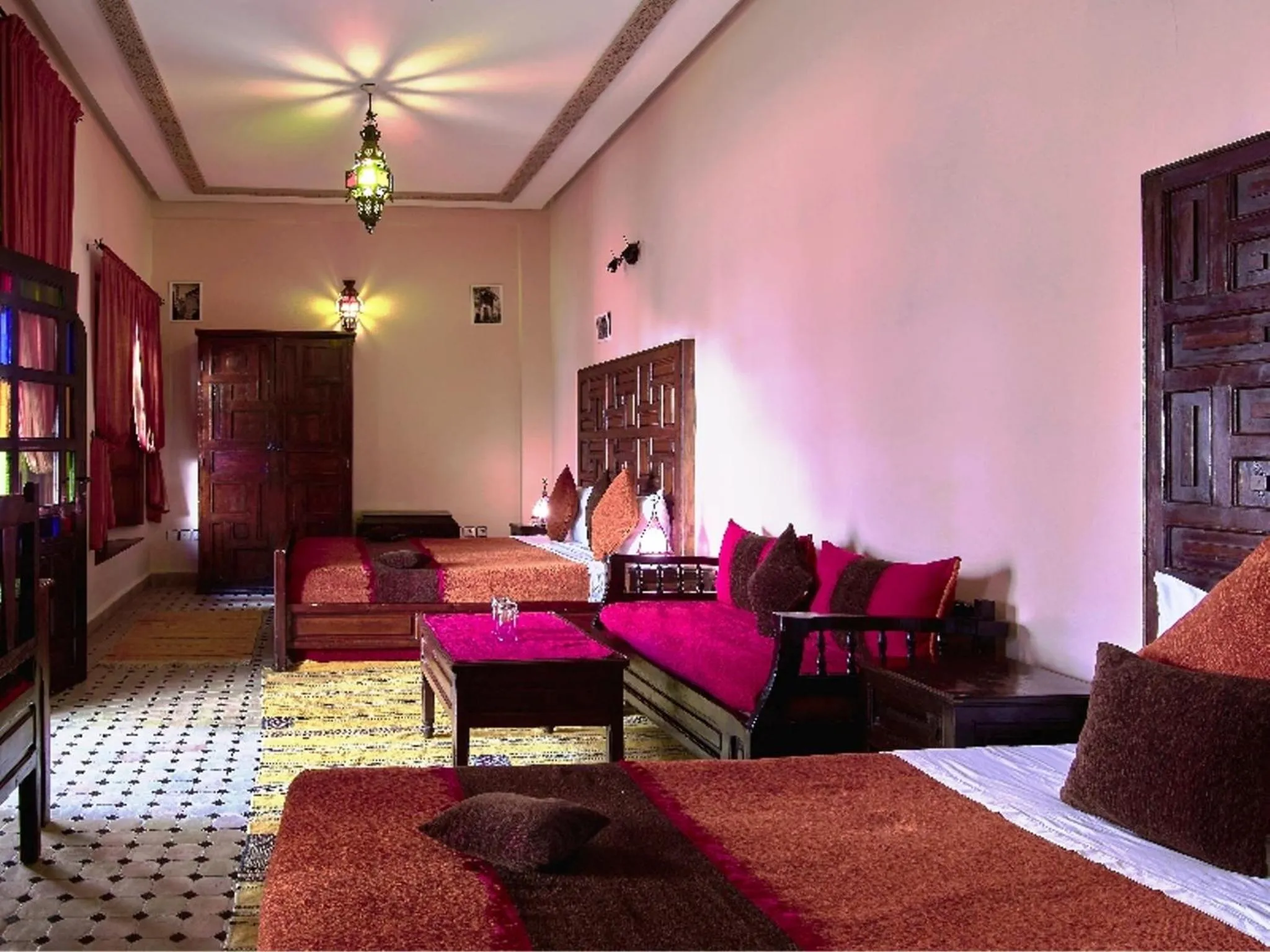 Bedroom in Riad Ahlam