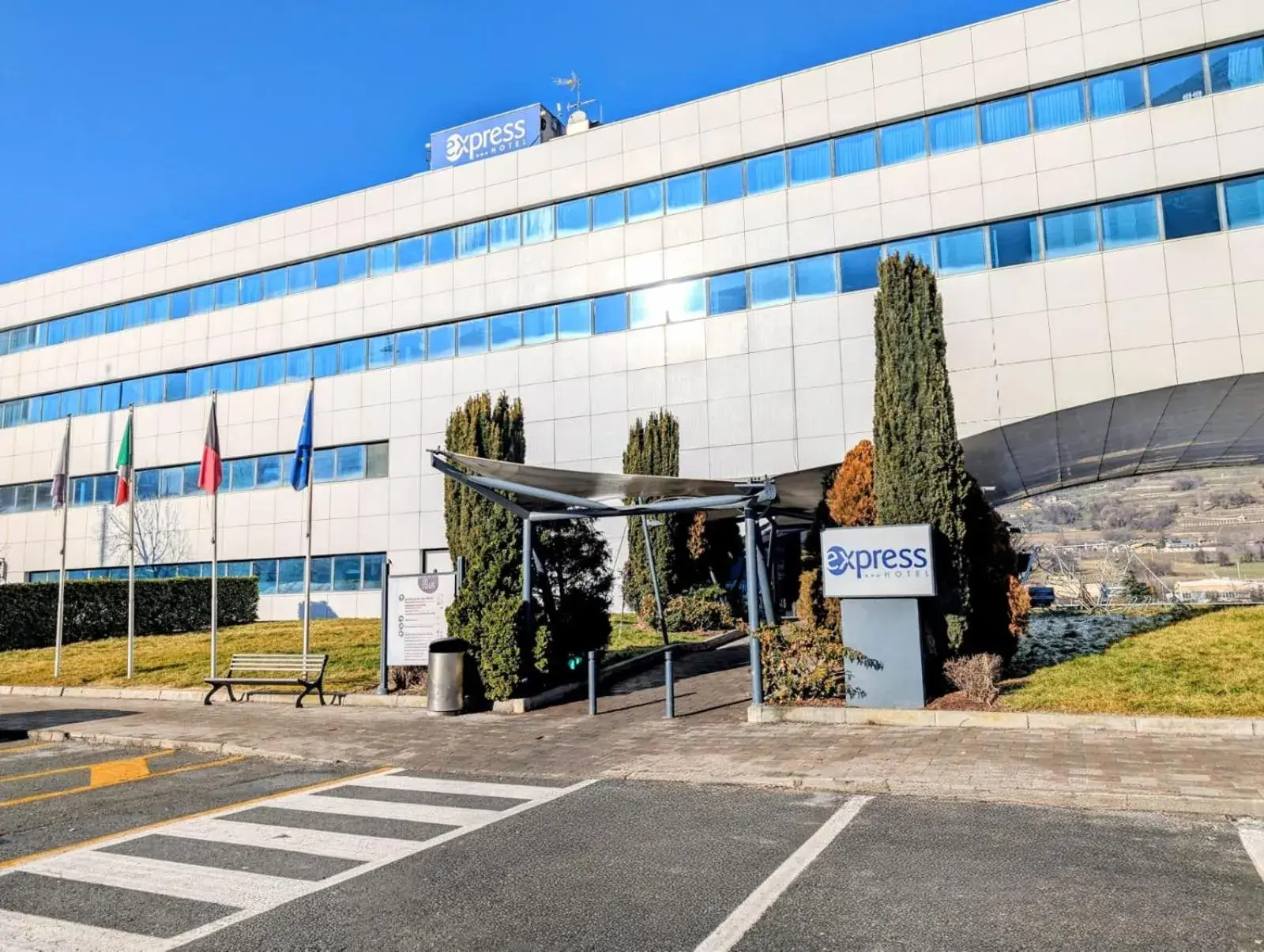 Property building in Hotel Express Aosta East Property building in Hotel Express Aosta East