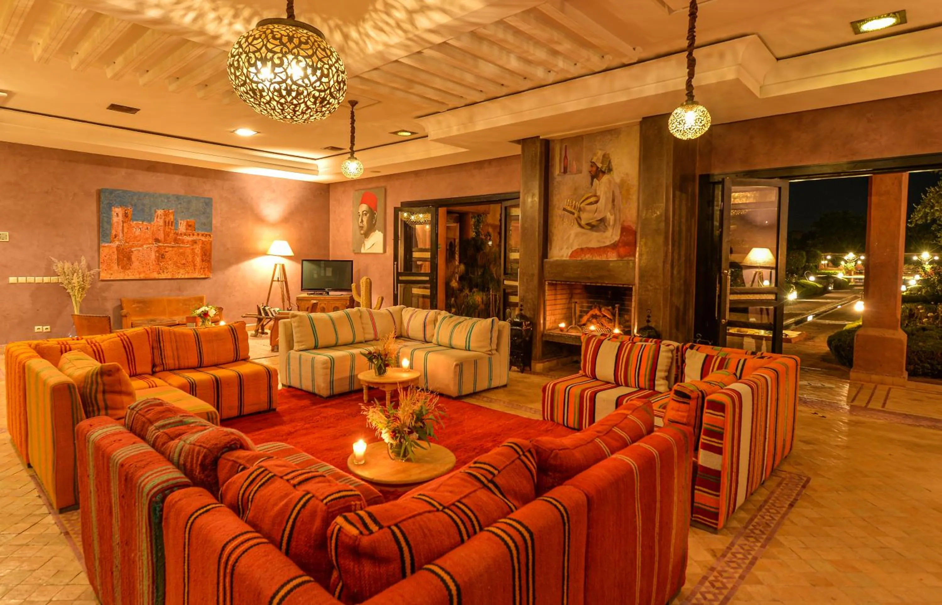 Lobby or reception in Les Jardins De Zyriab