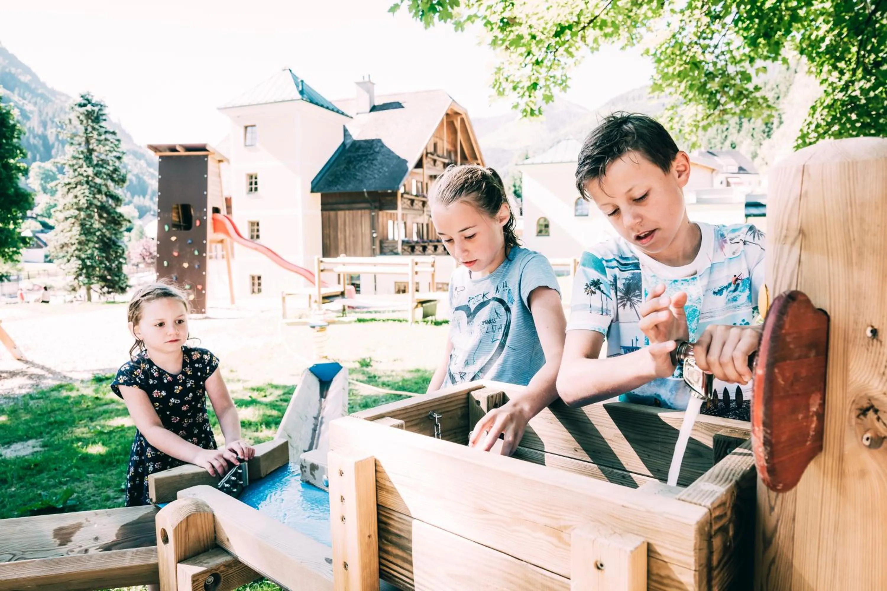 Children play ground in Kinderhotel Stegerhof