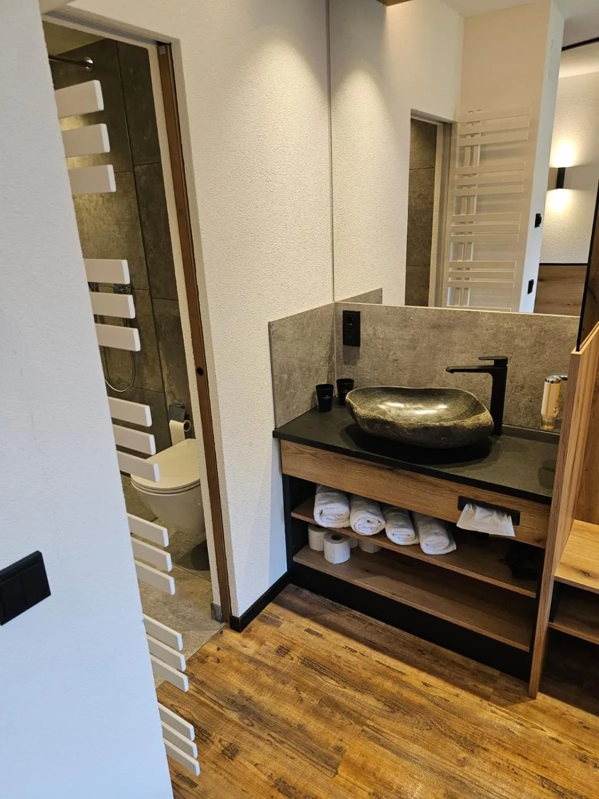 Bathroom in first mountain Hotel Zillertal