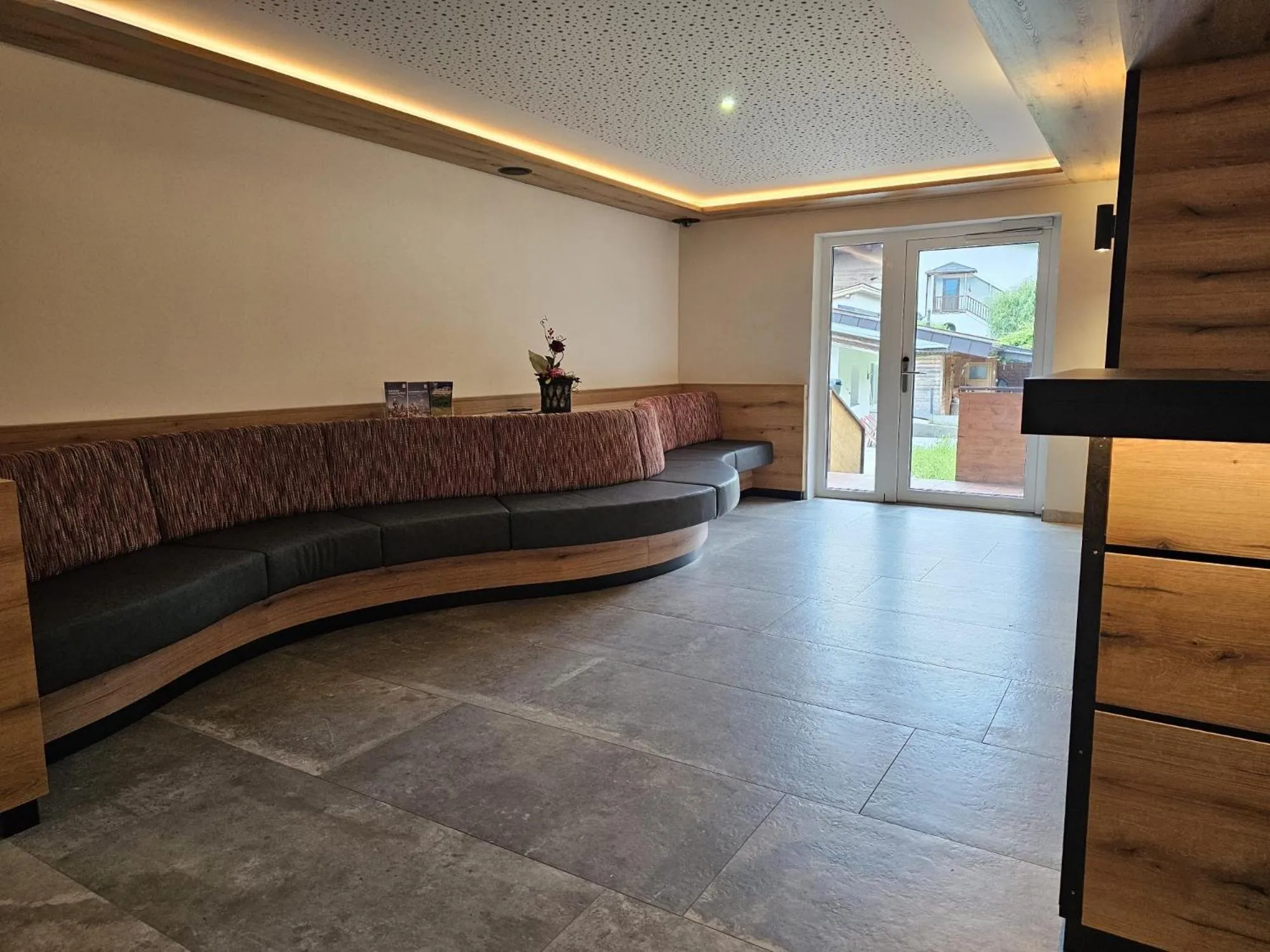 Lobby or reception in first mountain Hotel Zillertal
