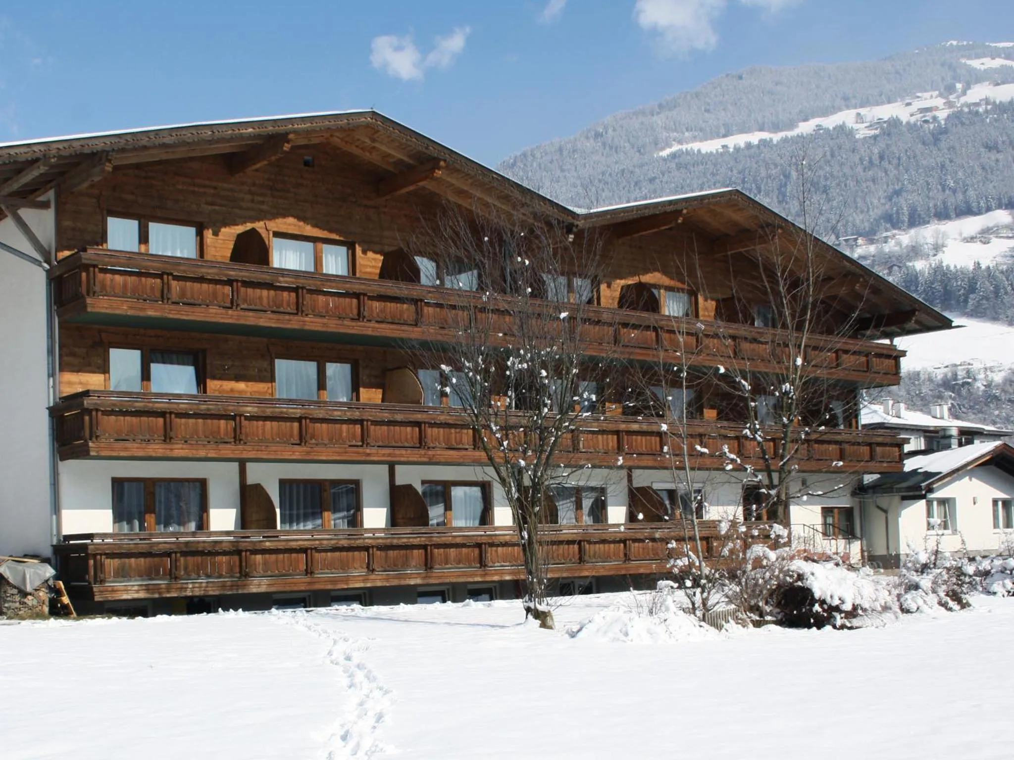 Property building in first mountain Hotel Zillertal