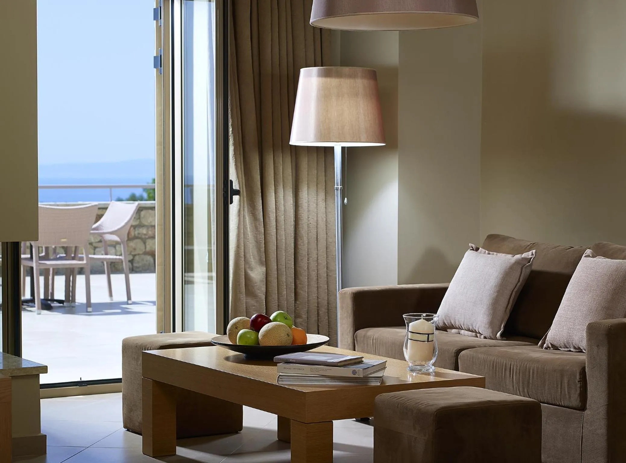 Seating area in Anaxo Resort