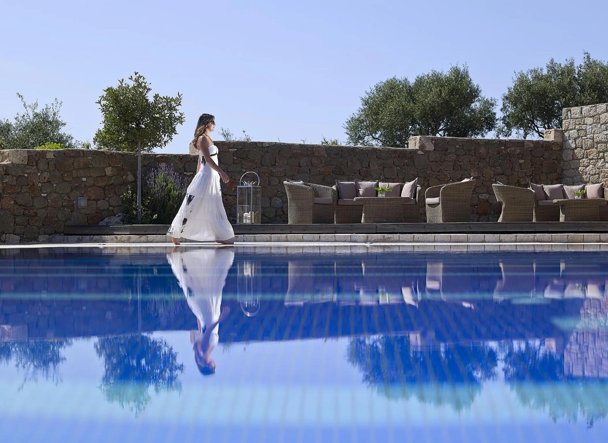 Swimming pool in Anaxo Resort