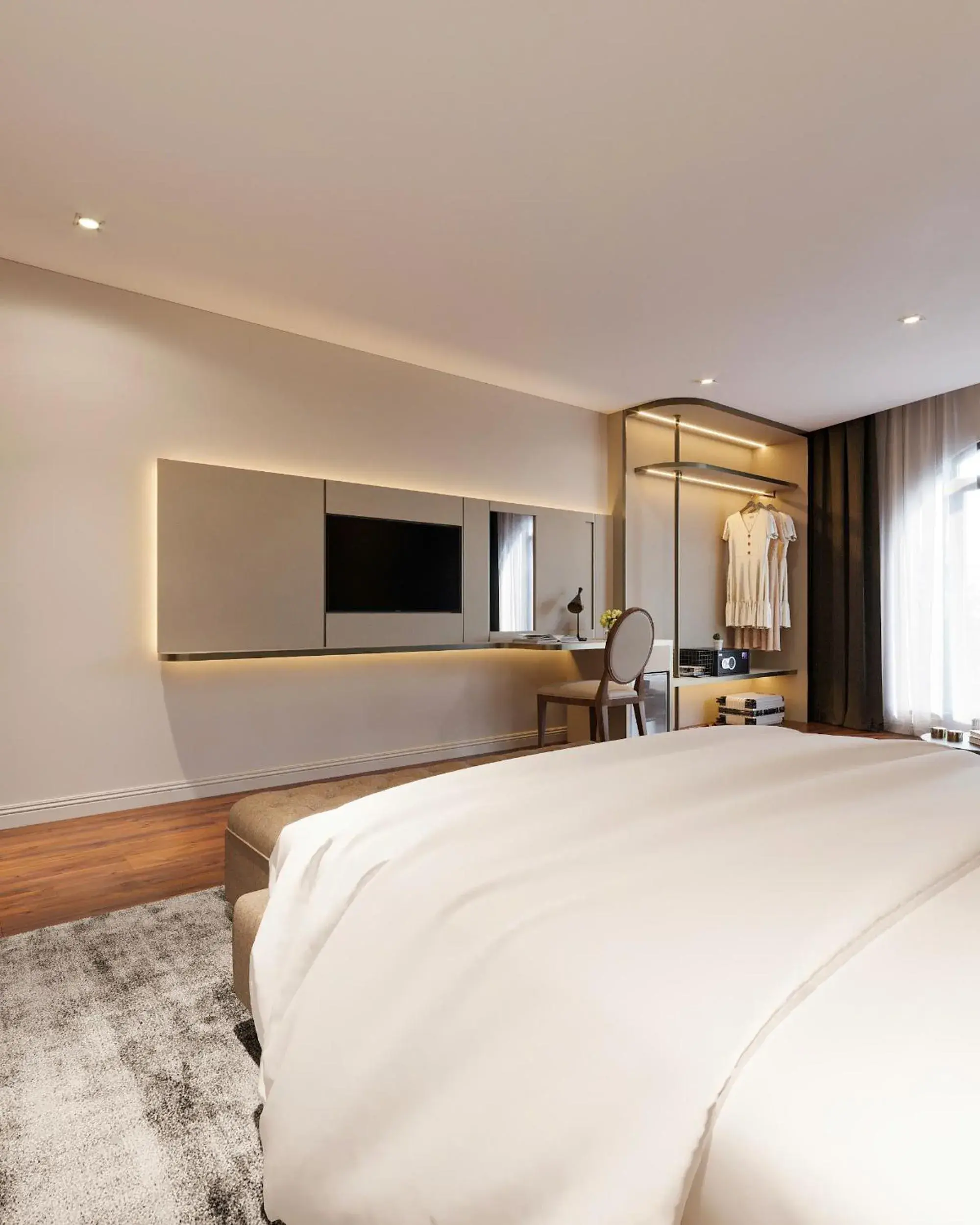 View (from property/room), Bed in Splendid Premium Hotel View (from property/room), Bed in Splendid Premium Hotel