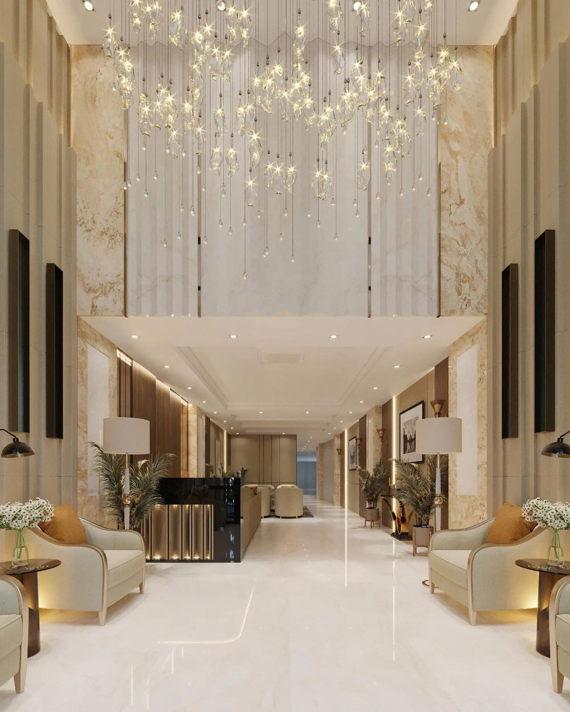 Lobby or reception in Splendid Premium Hotel