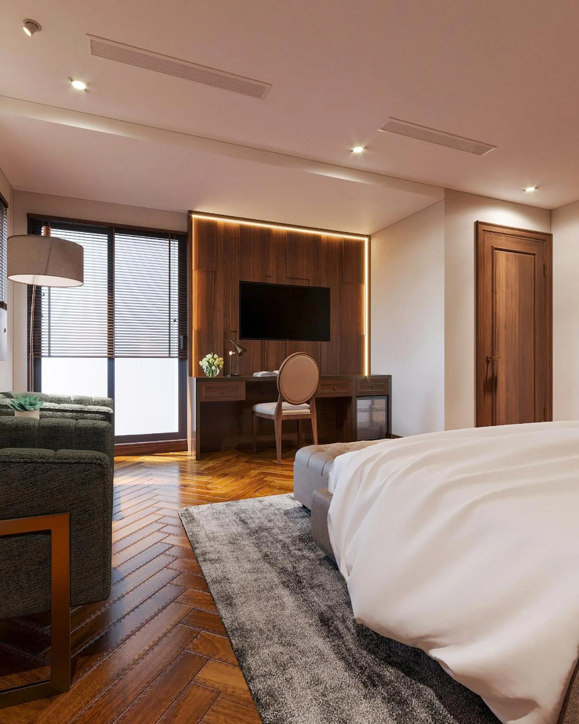 View (from property/room), Bed in Splendid Premium Hotel