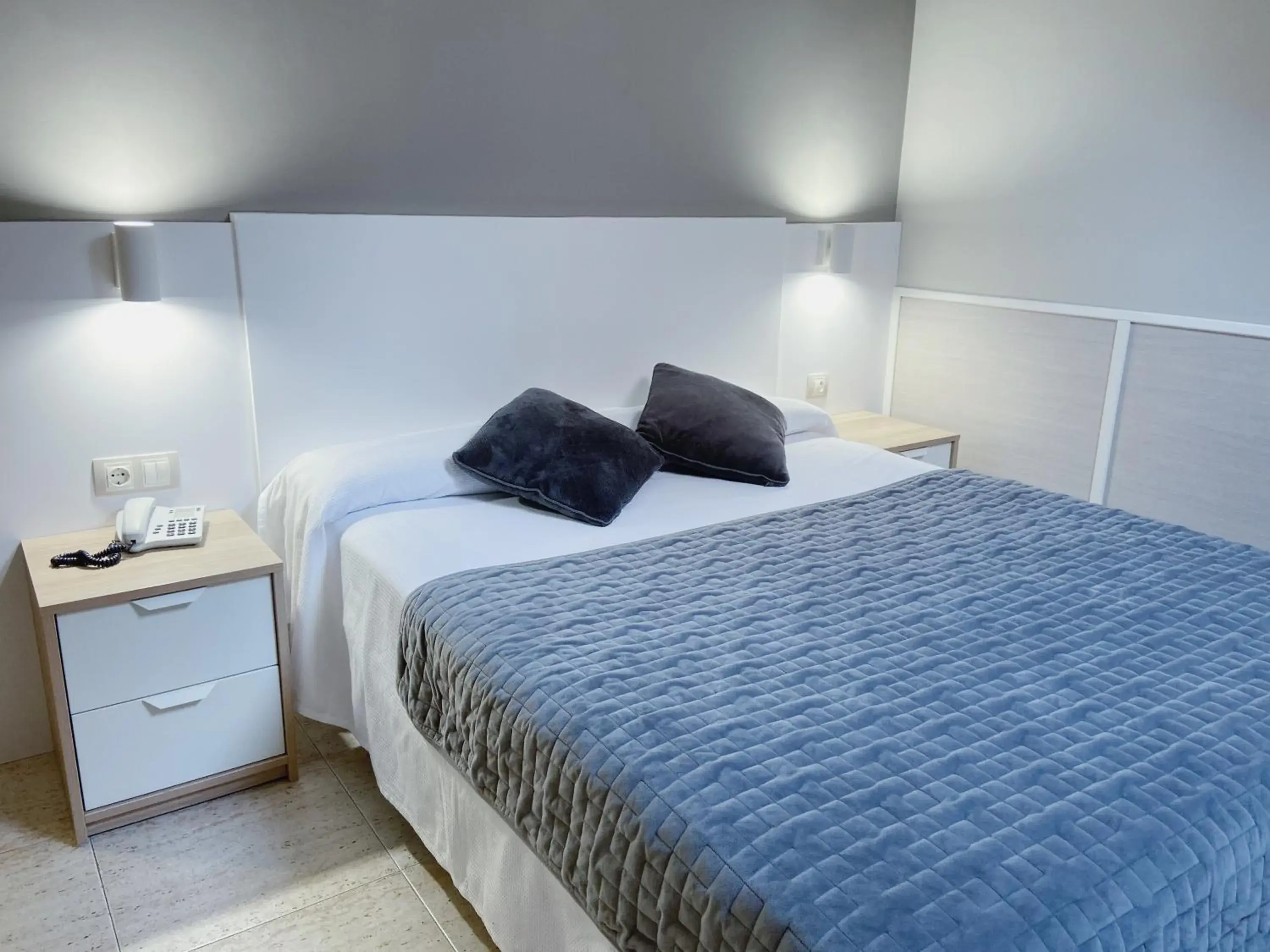 Bed in Hotel Rio Arga Bed in Hotel Rio Arga