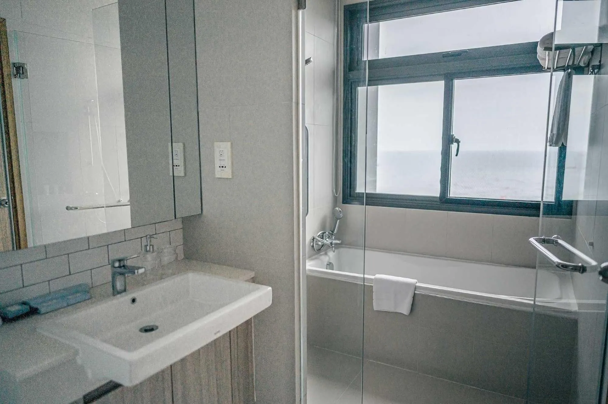 Bathroom in Oakwood Hotel & Residence Sri Racha