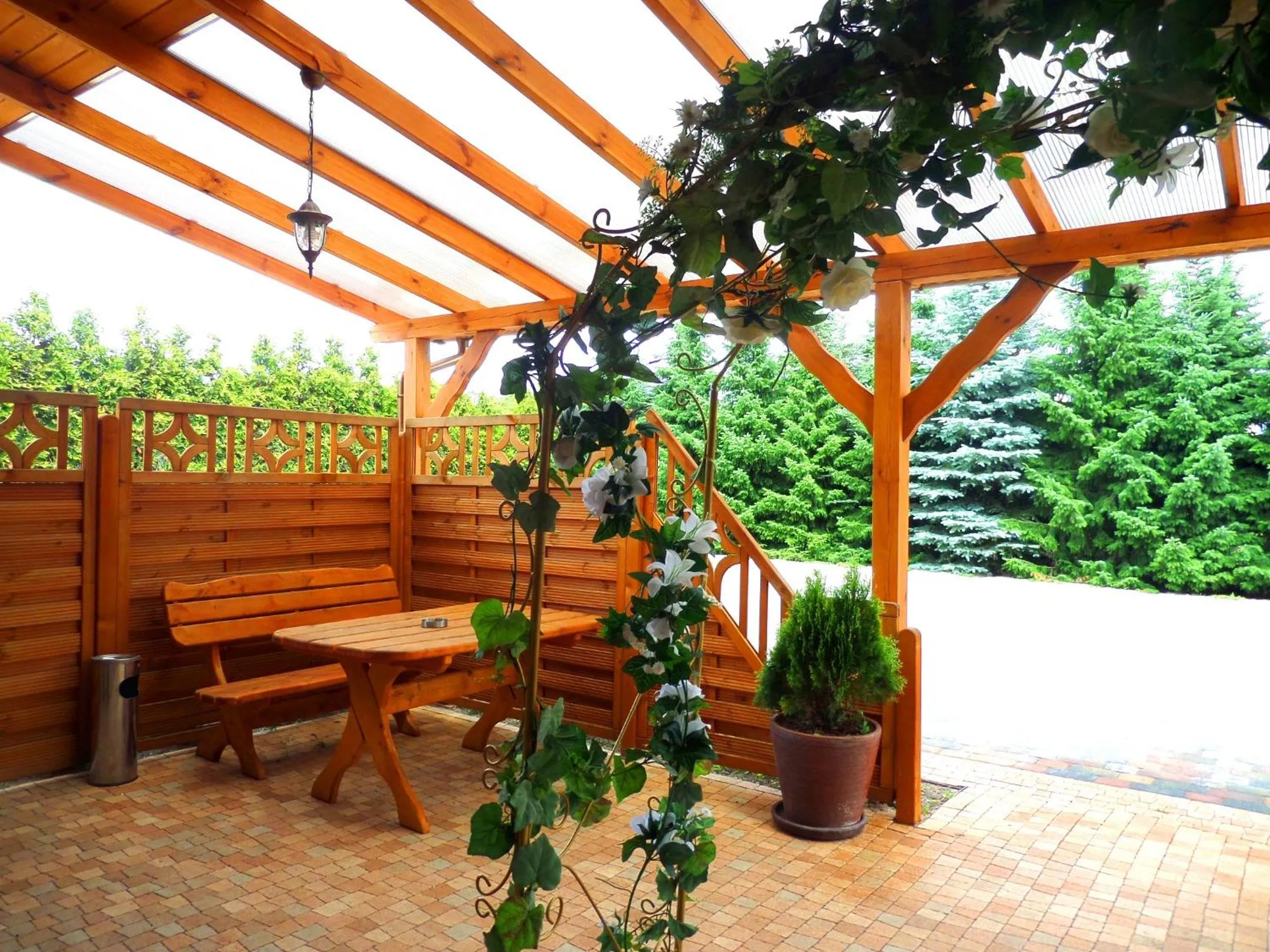 Patio in Hotel Księcia Józefa