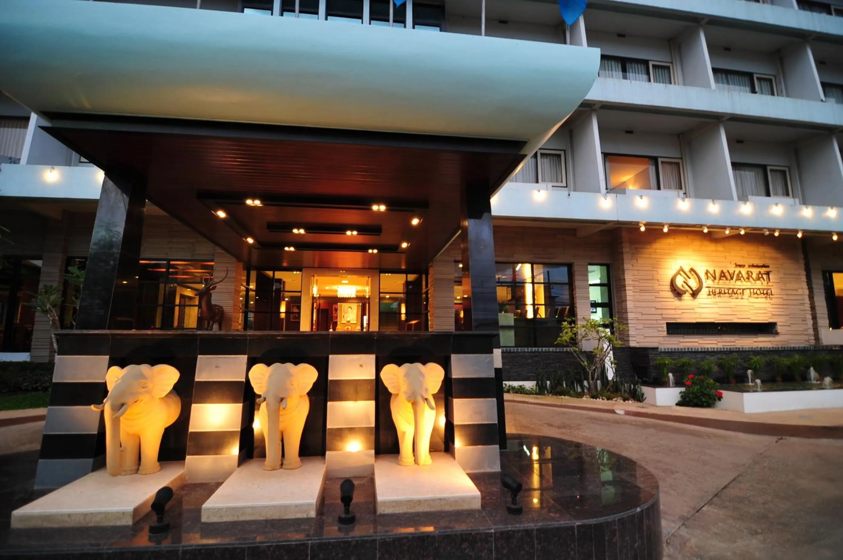 Facade/entrance in Navarat Heritage Hotel