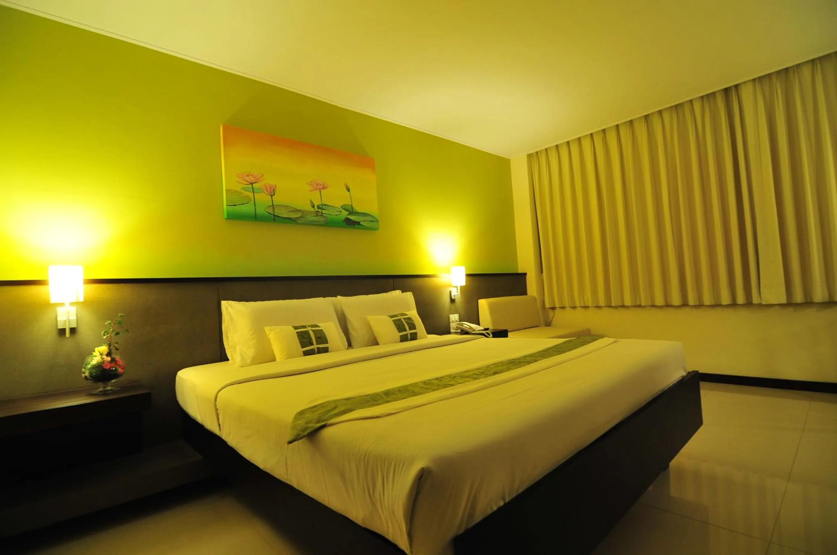 Decorative detail, Bed in Navarat Heritage Hotel