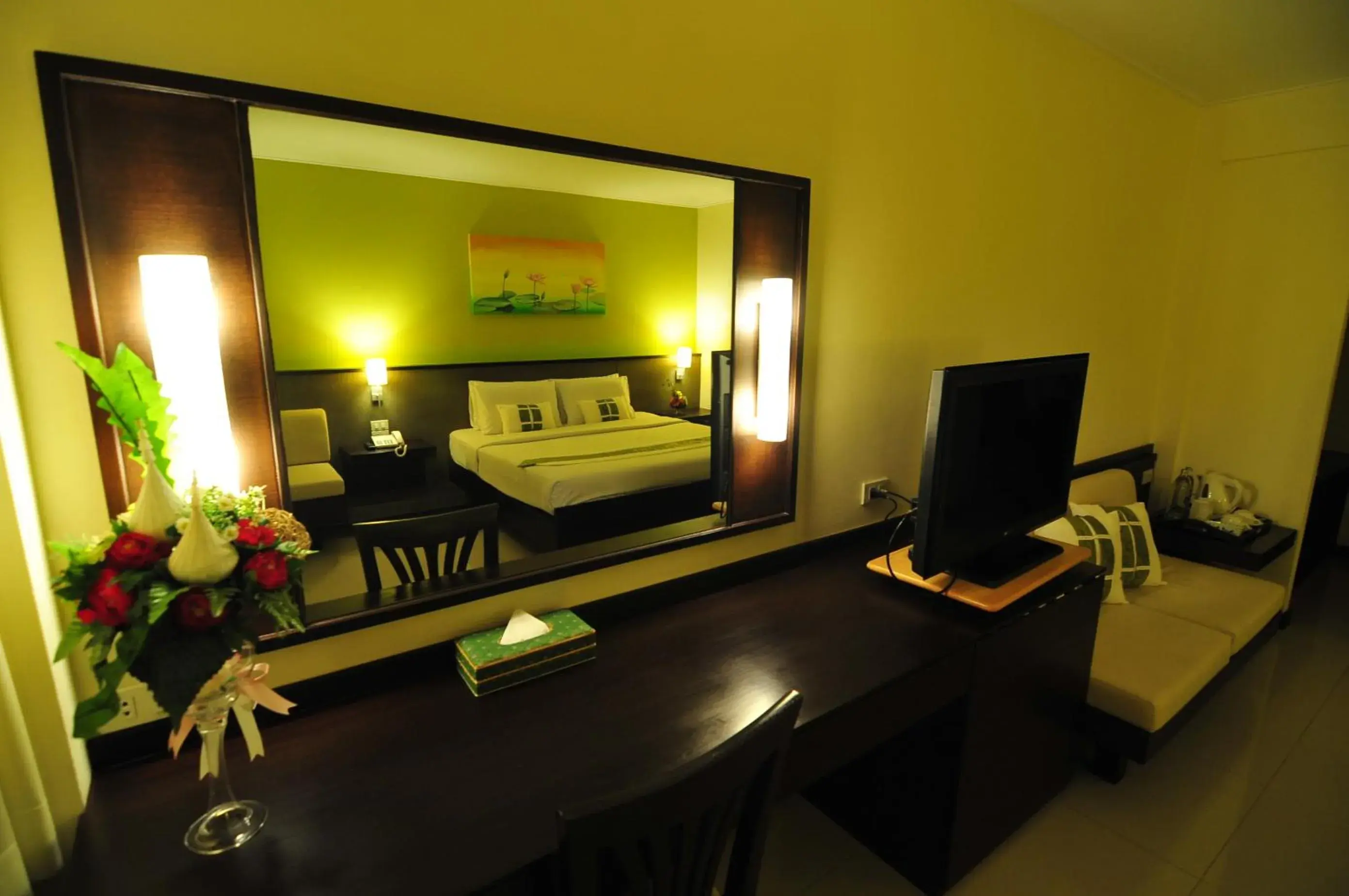 Decorative detail, Bed in Navarat Heritage Hotel Decorative detail, Bed in Navarat Heritage Hotel