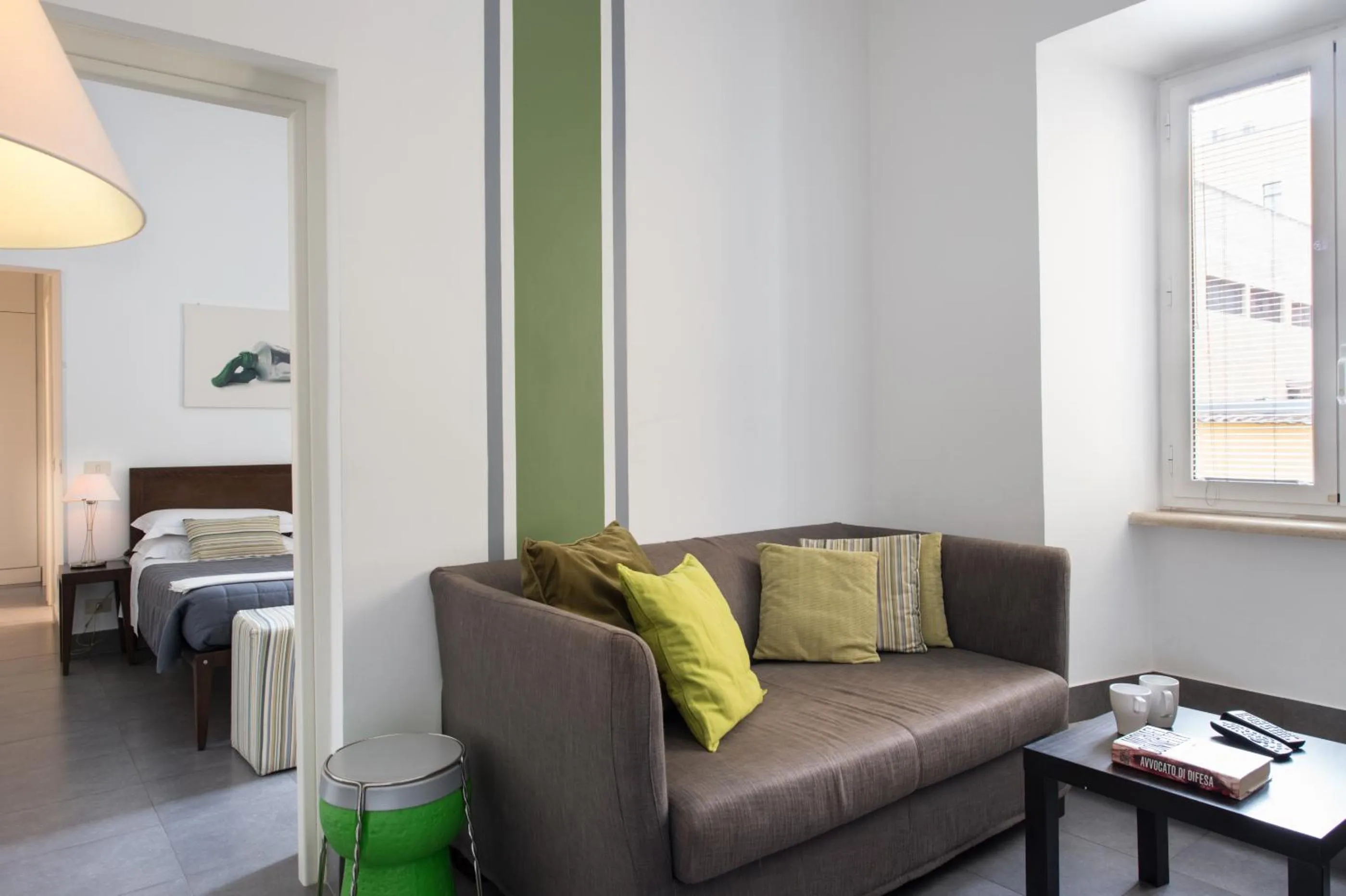 Living room, Bed in Residenza Termini