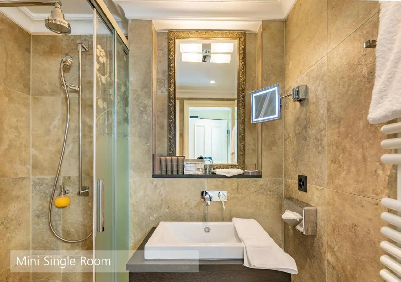 Bathroom in Lenkerhof gourmet spa resort - Relais & Châteaux