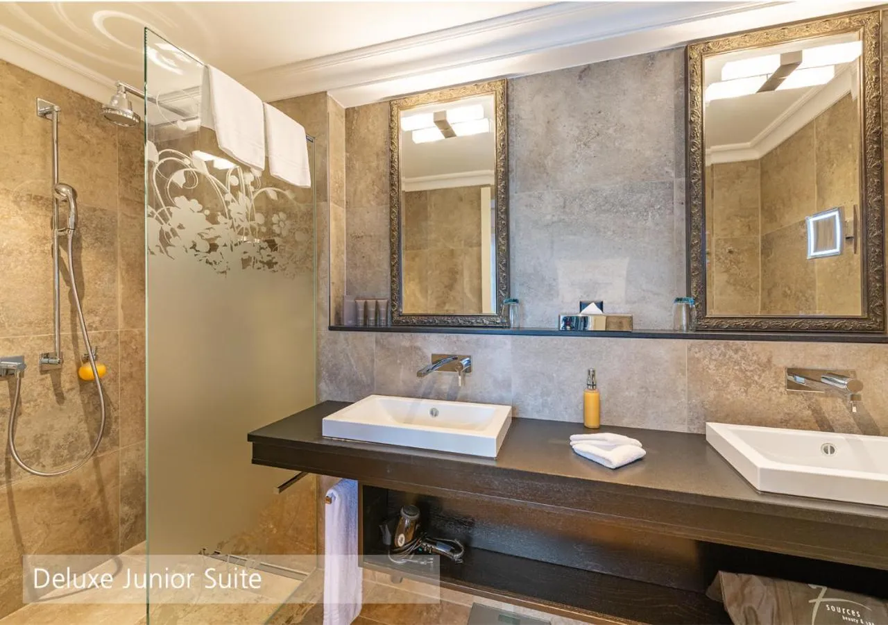 Bathroom in Lenkerhof gourmet spa resort - Relais & Châteaux