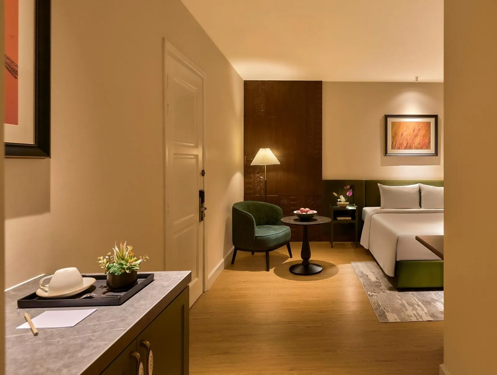 Bed in M Village Hotel Premier Thi Sách