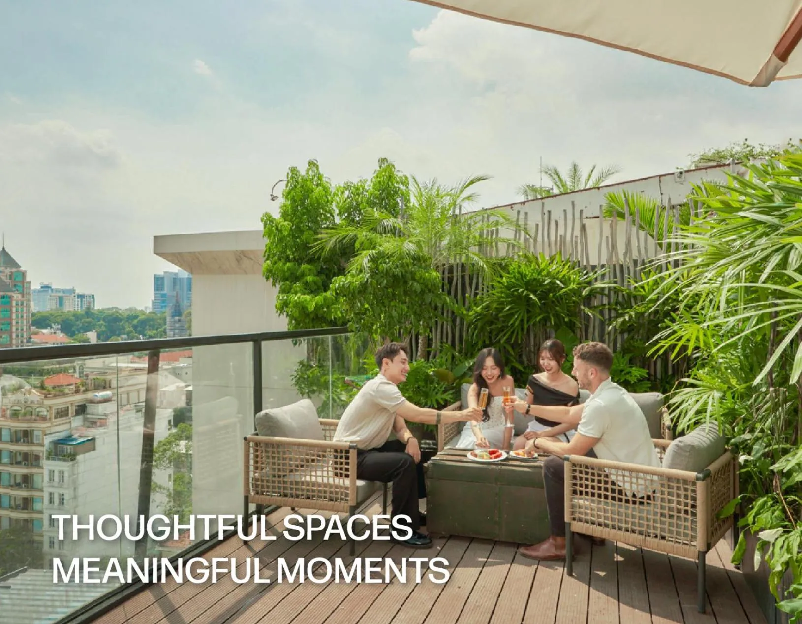 group of guests in M Village Hotel Premier Thi Sách