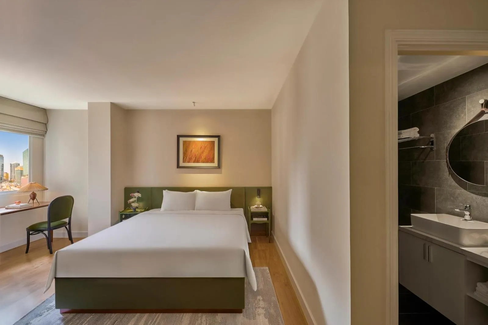 Bed in M Village Hotel Premier Thi Sách