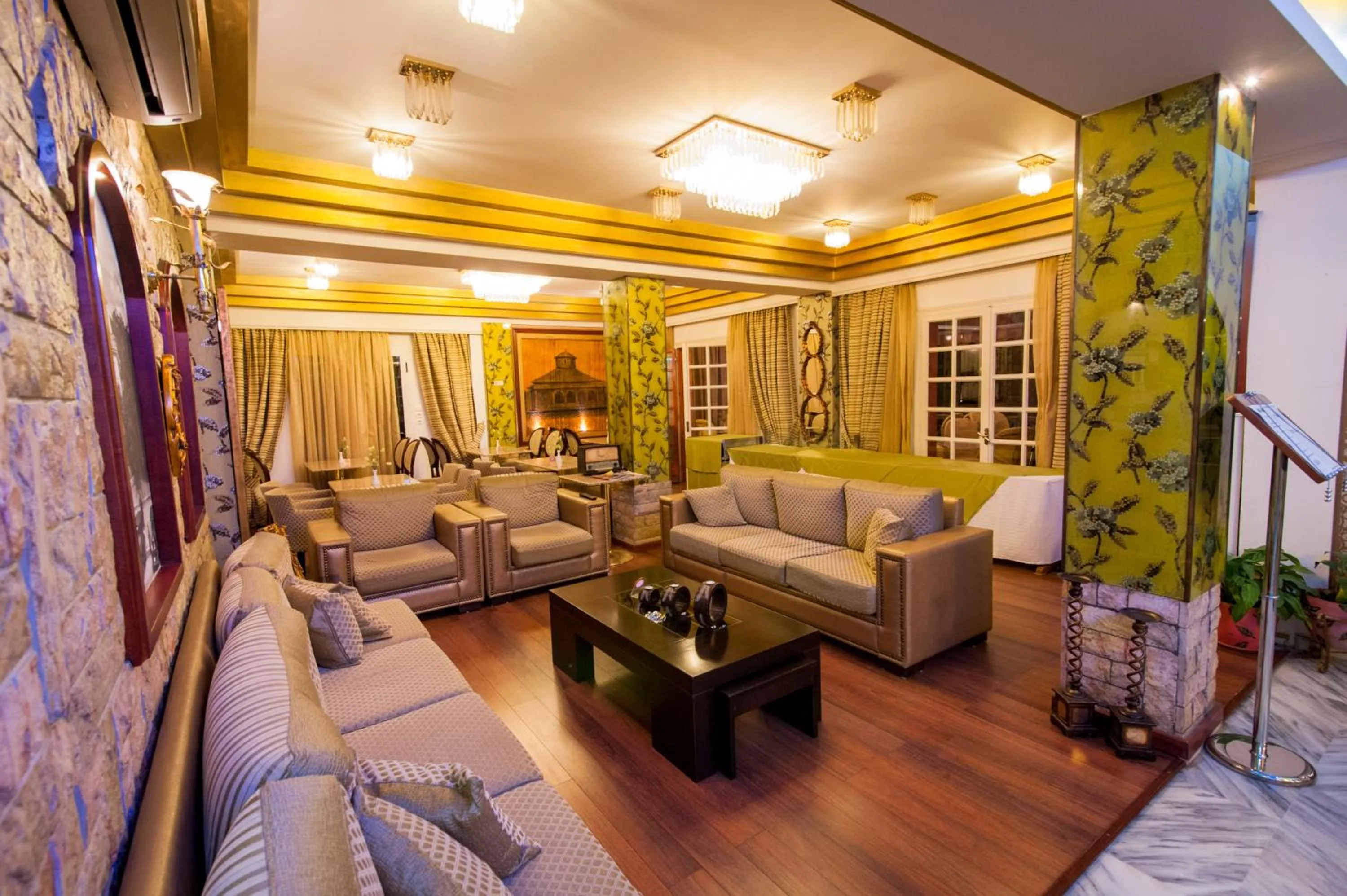 Lobby or reception in Krikonis Hotel