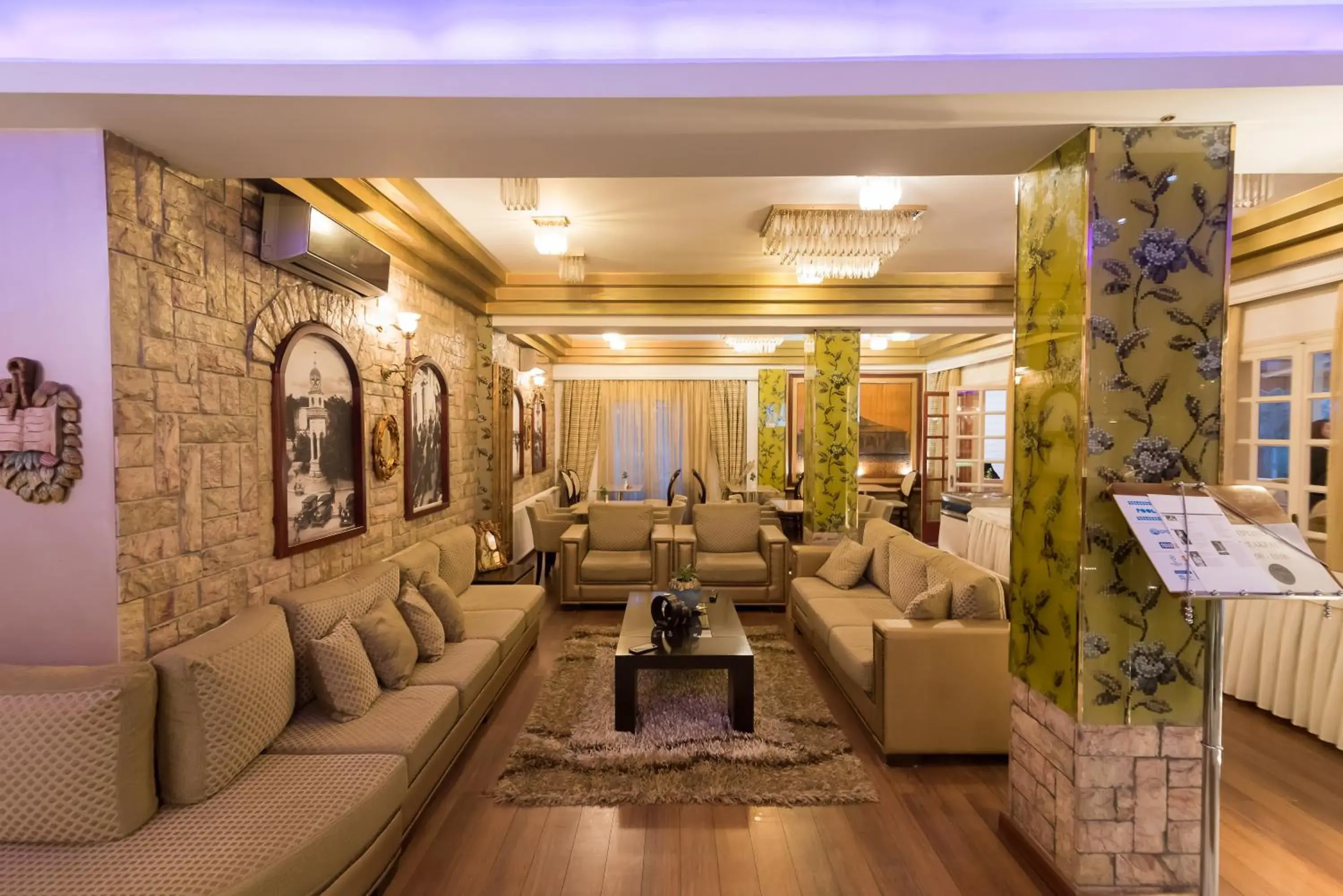 Living room in Krikonis Hotel Living room in Krikonis Hotel