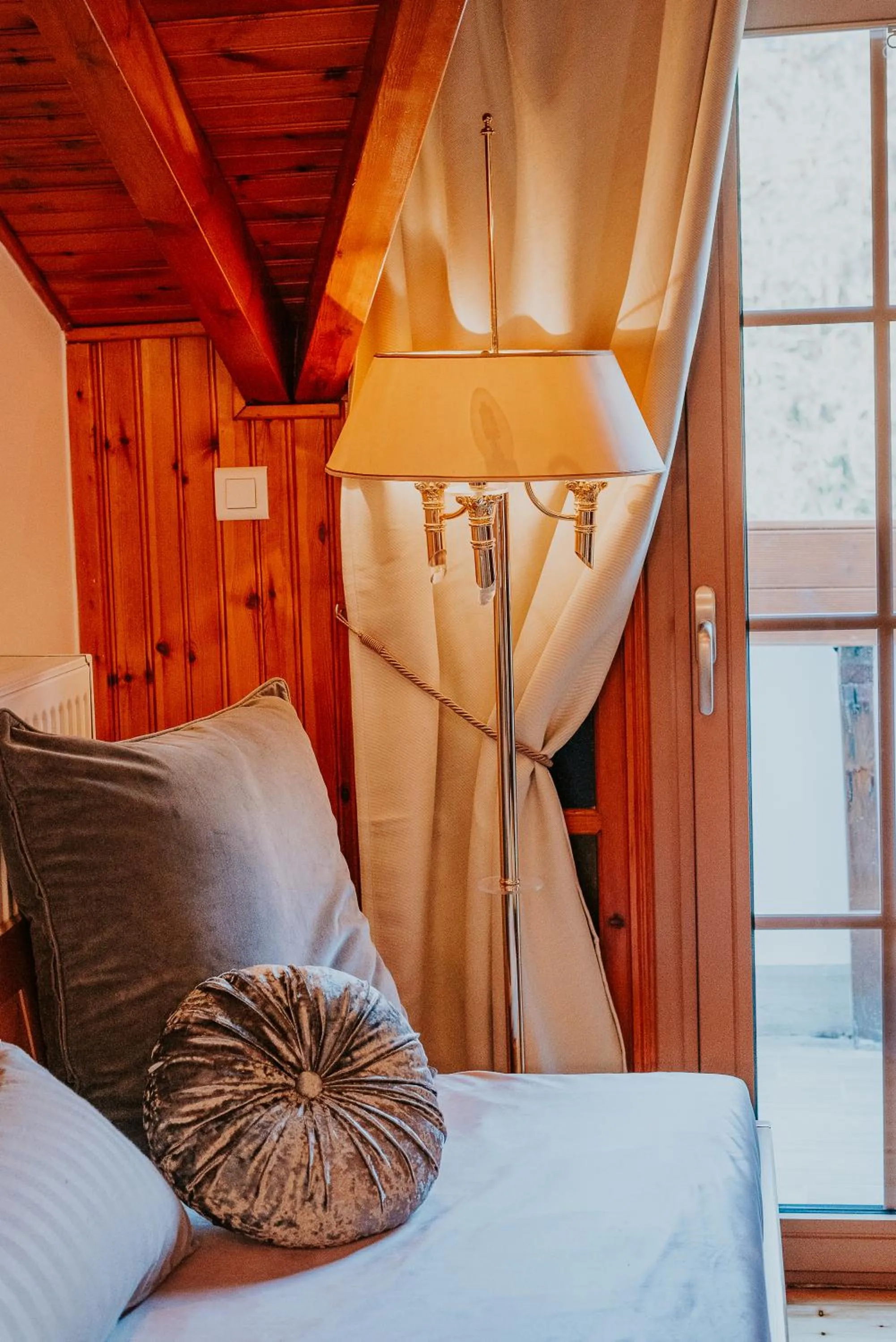 Decorative detail, Bed in Krikonis Hotel