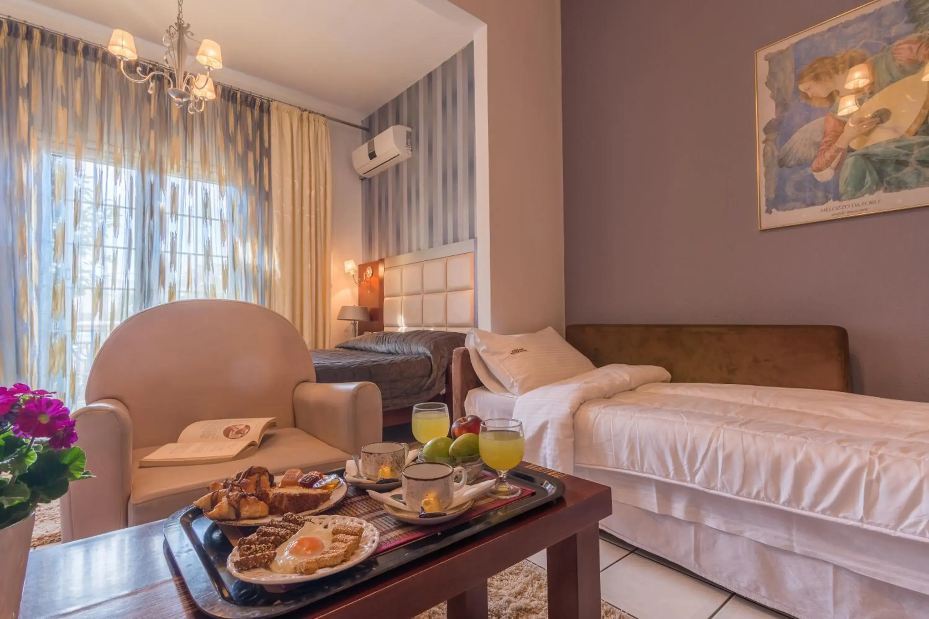 Breakfast, Bed in Krikonis Hotel Breakfast, Bed in Krikonis Hotel