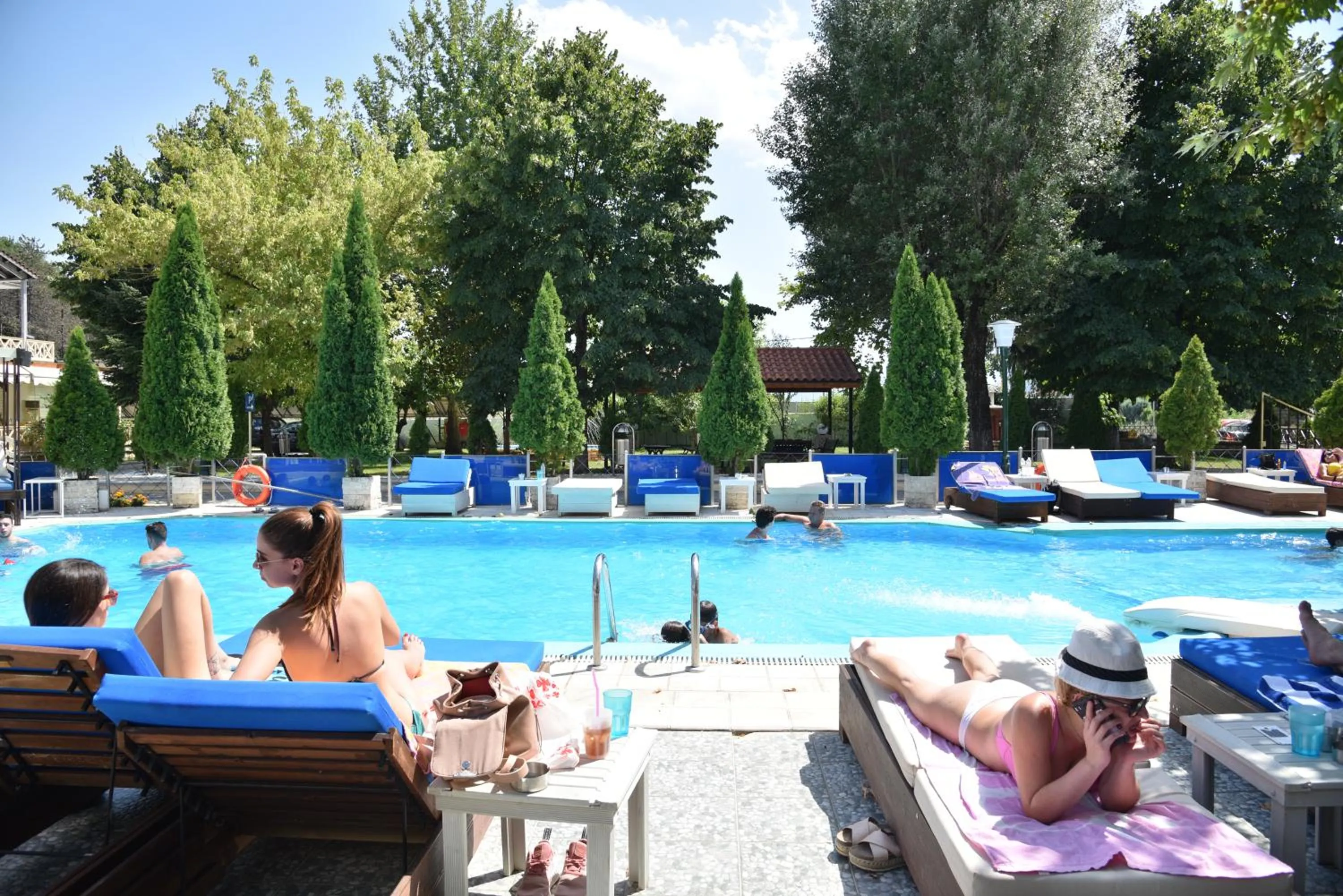 People in Krikonis Hotel