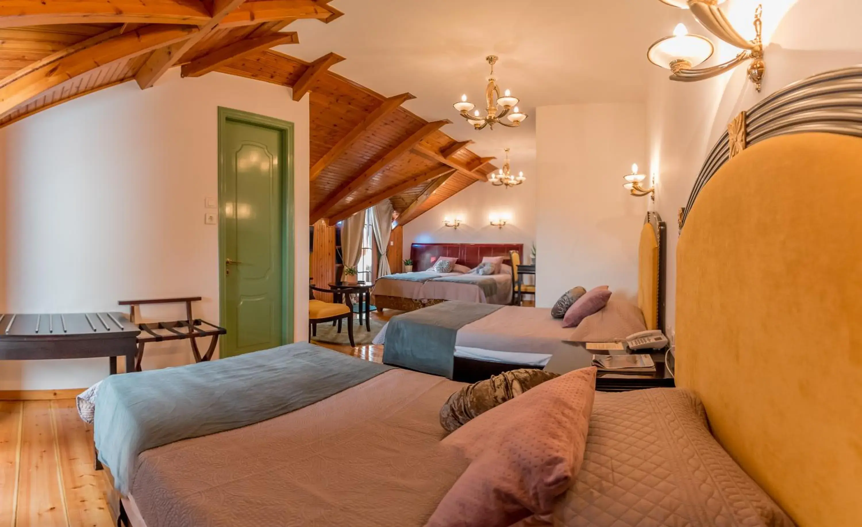 Bed in Krikonis Hotel Bed in Krikonis Hotel