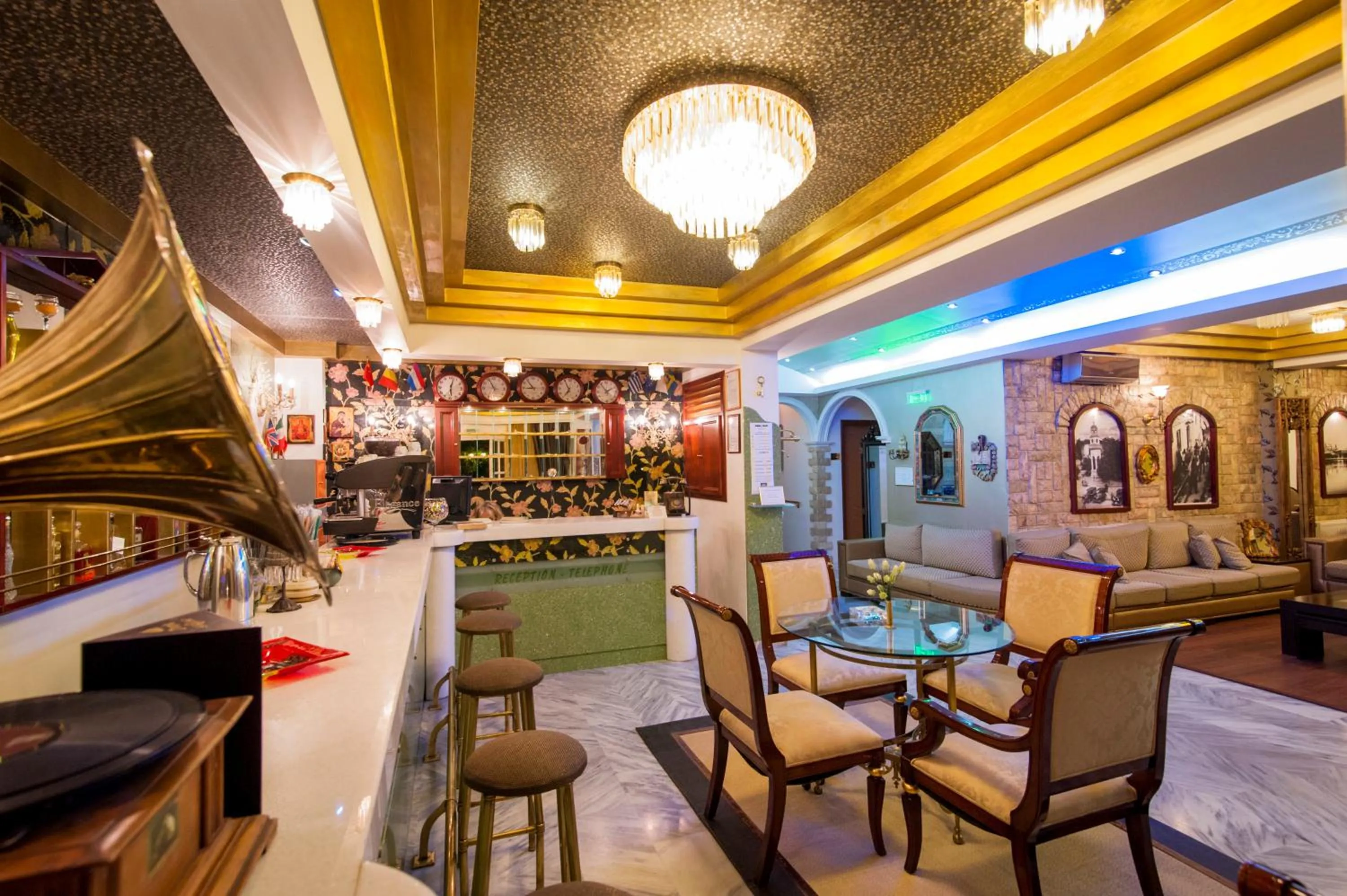 Lounge or bar in Krikonis Hotel