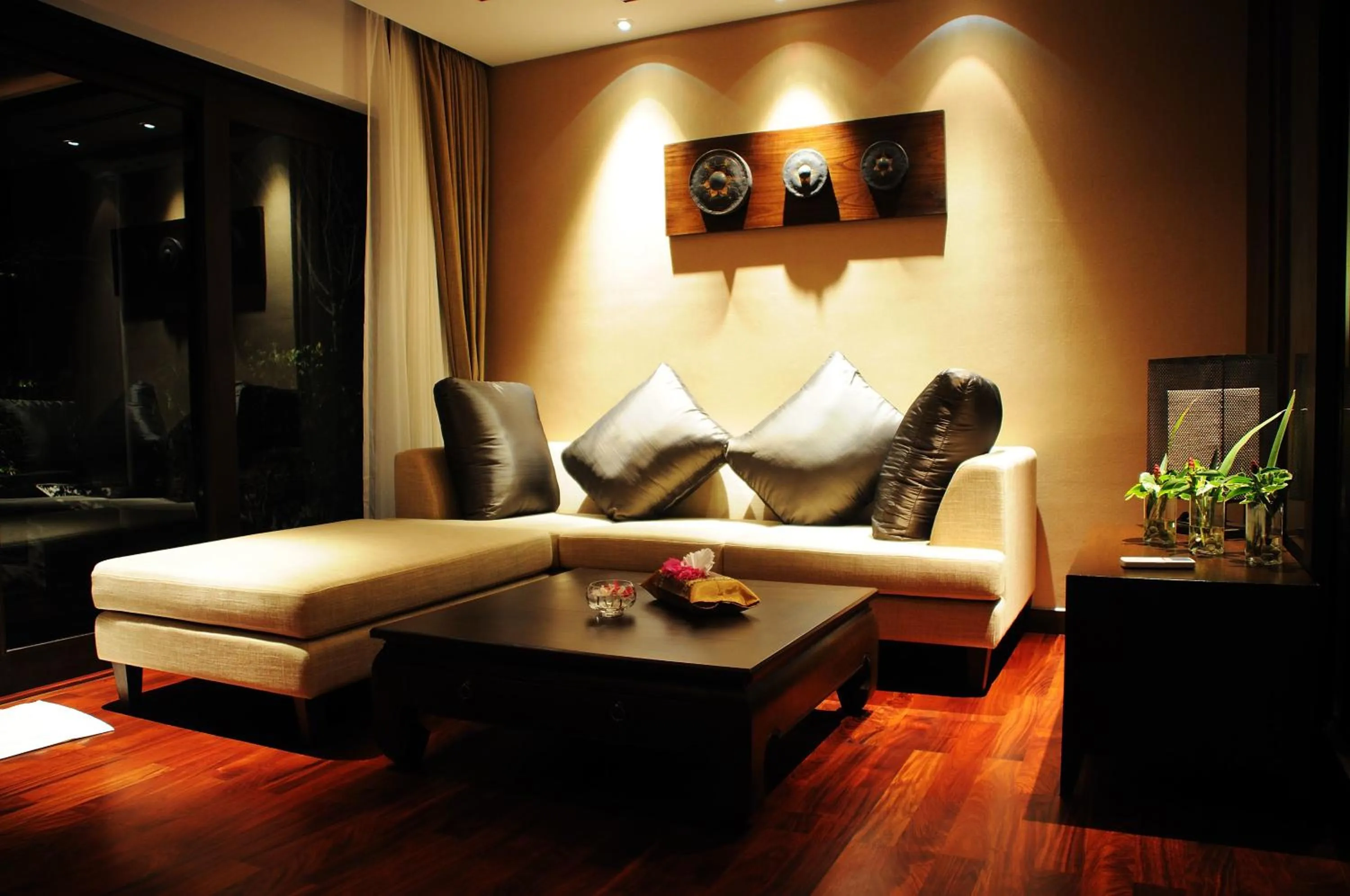 Living room in Niramaya Villa & Wellness