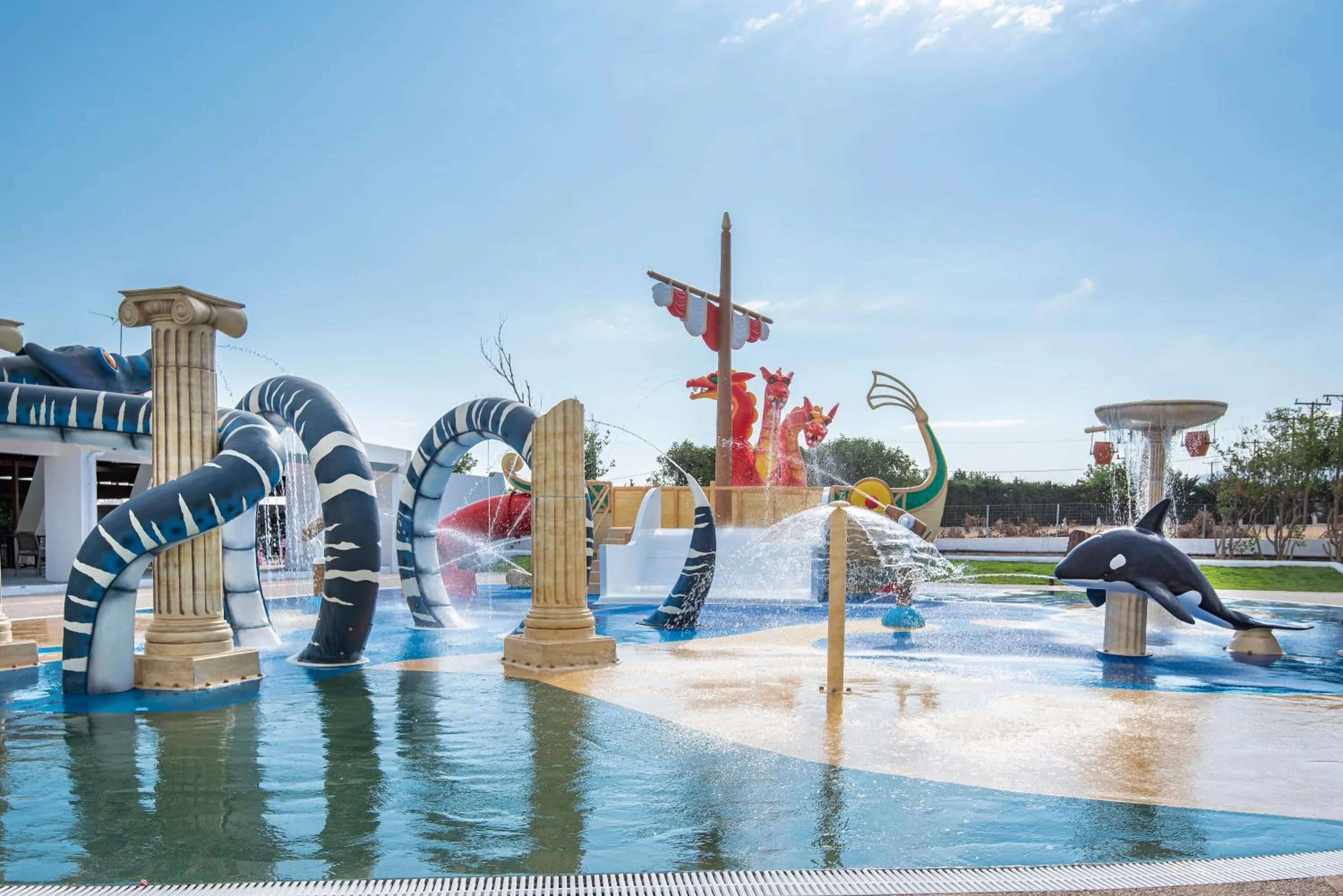 Aqua park in Smy Kos Beach & Splash