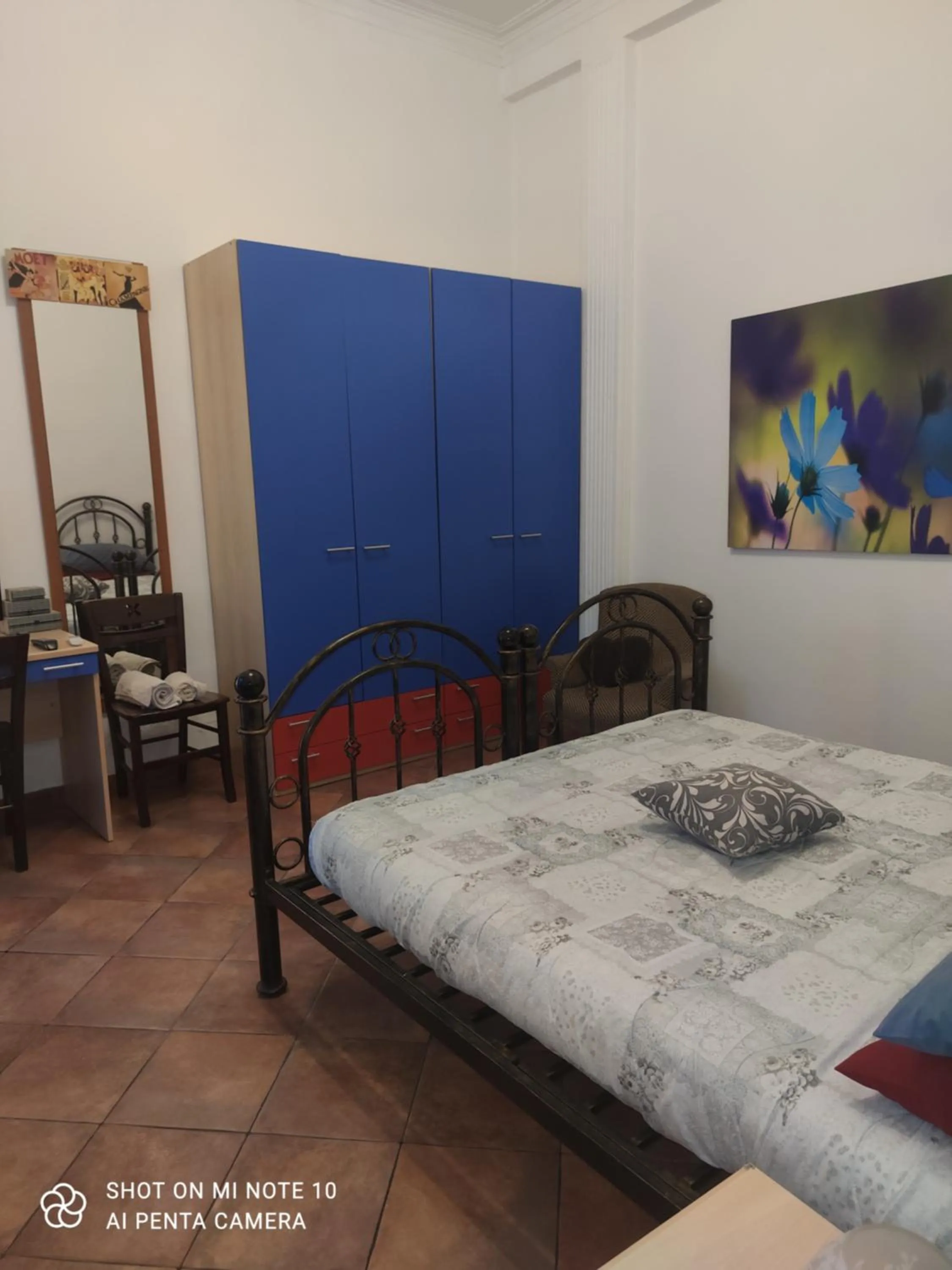 Bed in Guglielmo room's B&B