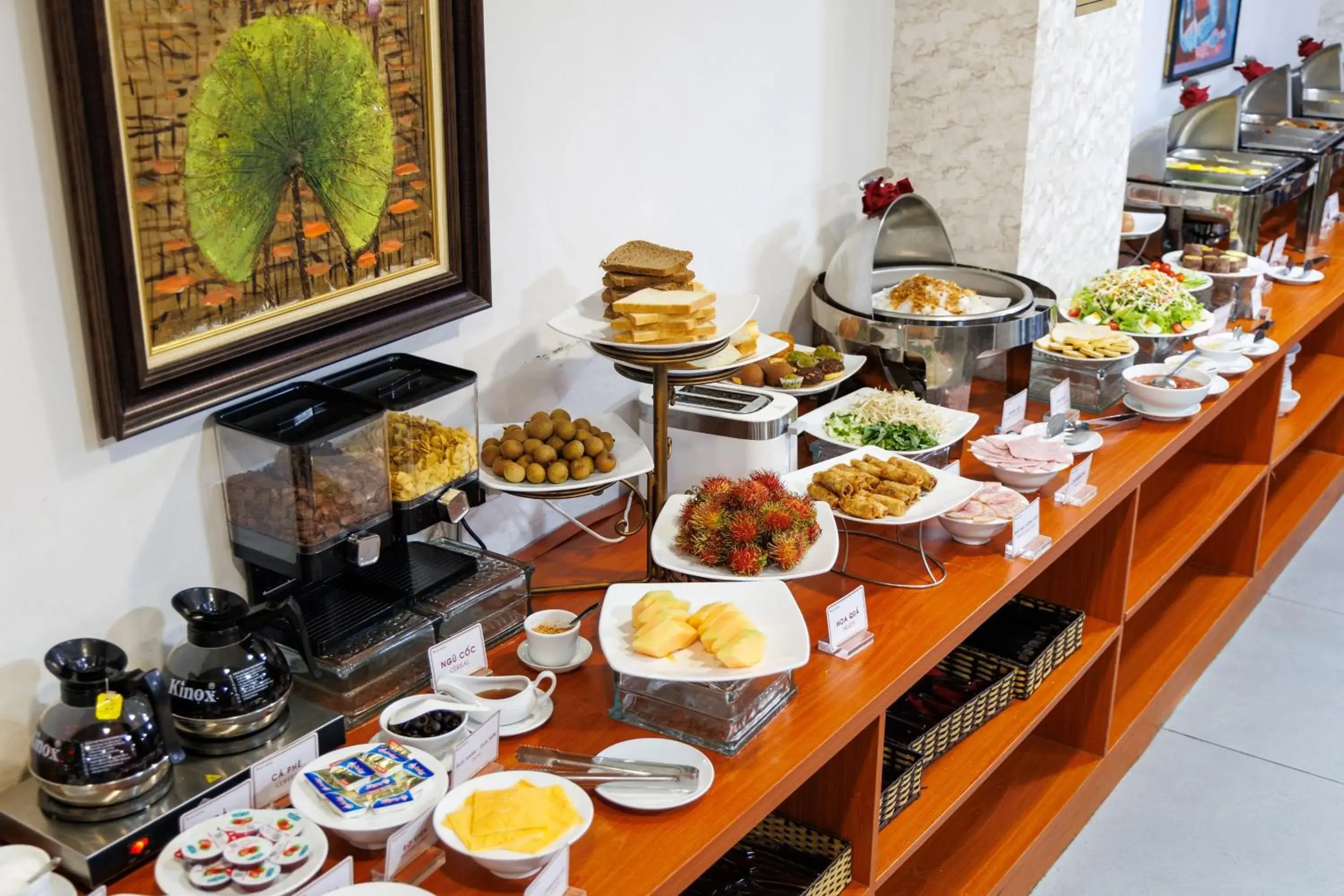 Buffet breakfast in A25 Hotel - 29 Bùi Thị Xuân Buffet breakfast in A25 Hotel - 29 Bùi Thị Xuân