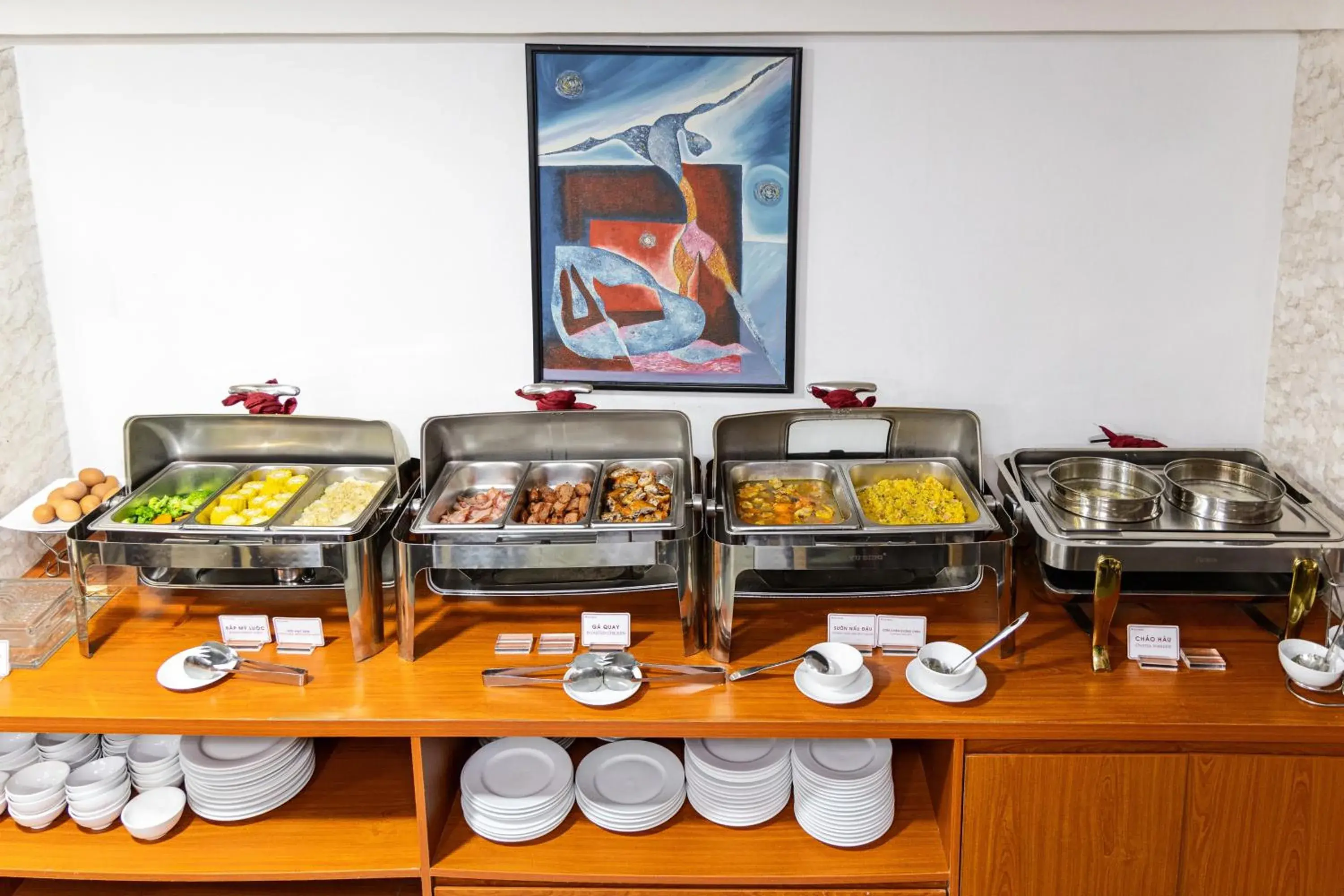 Buffet breakfast in A25 Hotel - 29 Bùi Thị Xuân Buffet breakfast in A25 Hotel - 29 Bùi Thị Xuân