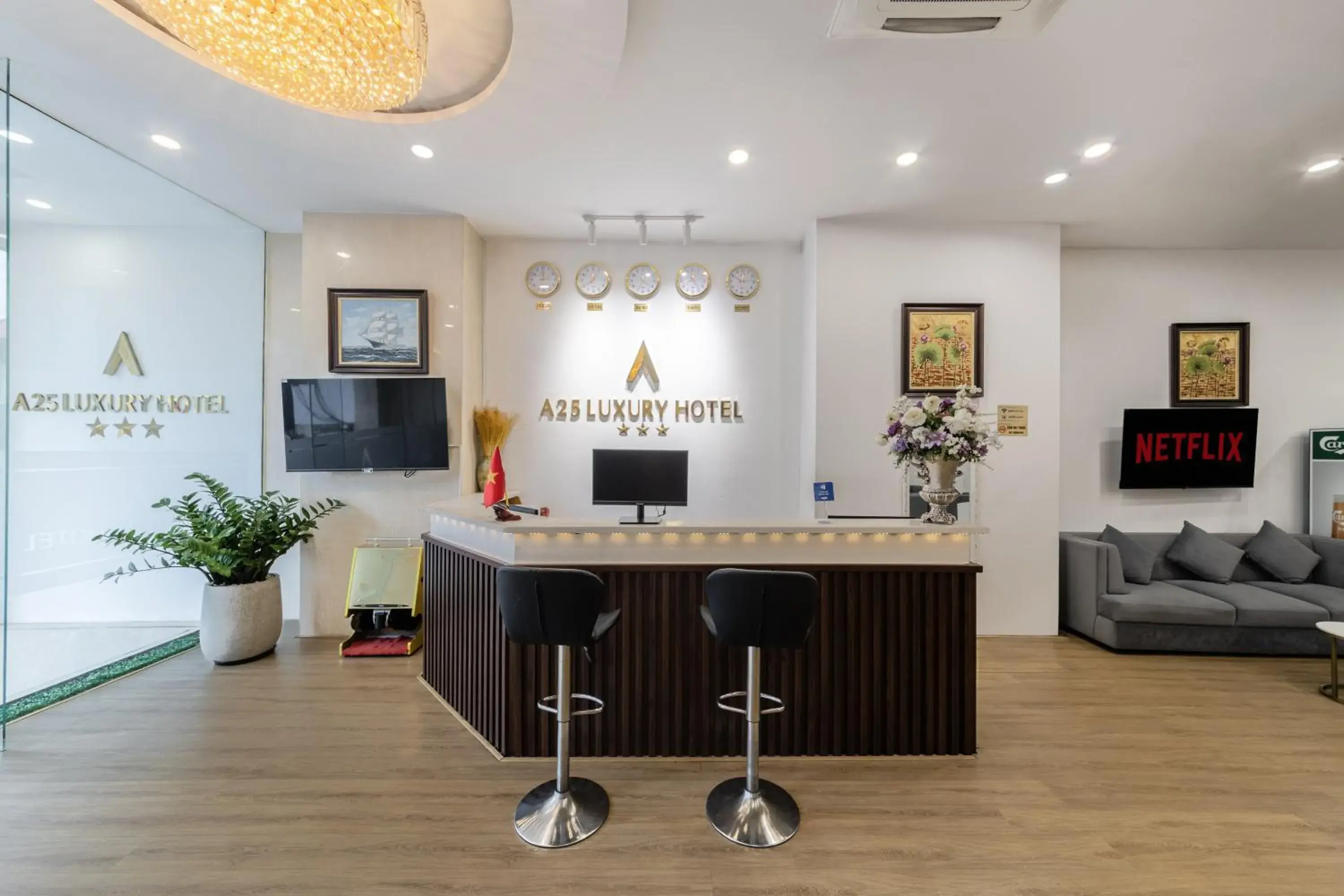 Lobby or reception in A25 Hotel - 29 Bùi Thị Xuân Lobby or reception in A25 Hotel - 29 Bùi Thị Xuân