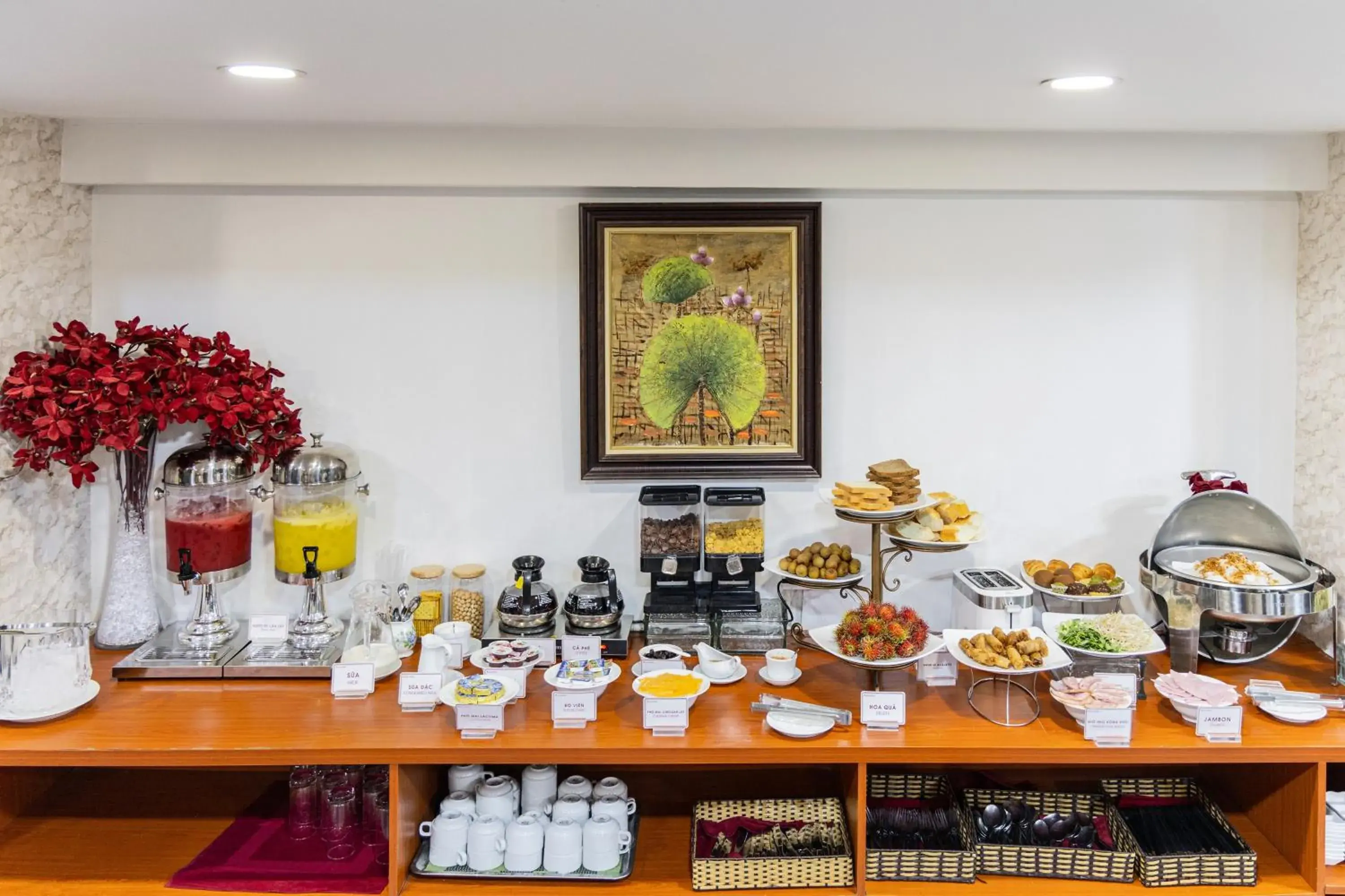 Buffet breakfast in A25 Hotel - 29 Bùi Thị Xuân Buffet breakfast in A25 Hotel - 29 Bùi Thị Xuân