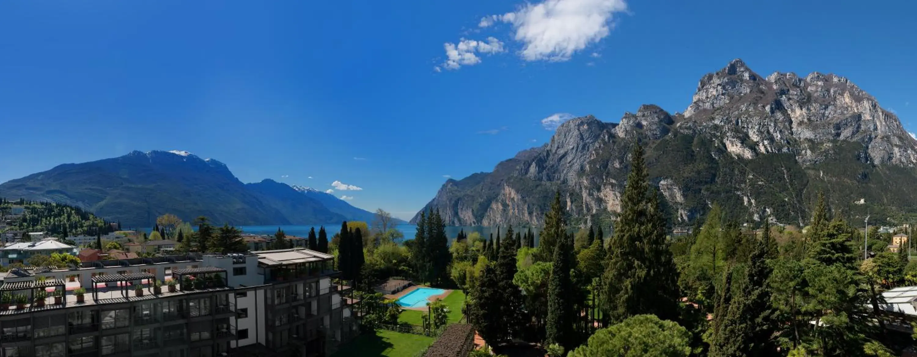 Lake view in Du Lac Et Du Parc Grand Resort Lake view in Du Lac Et Du Parc Grand Resort