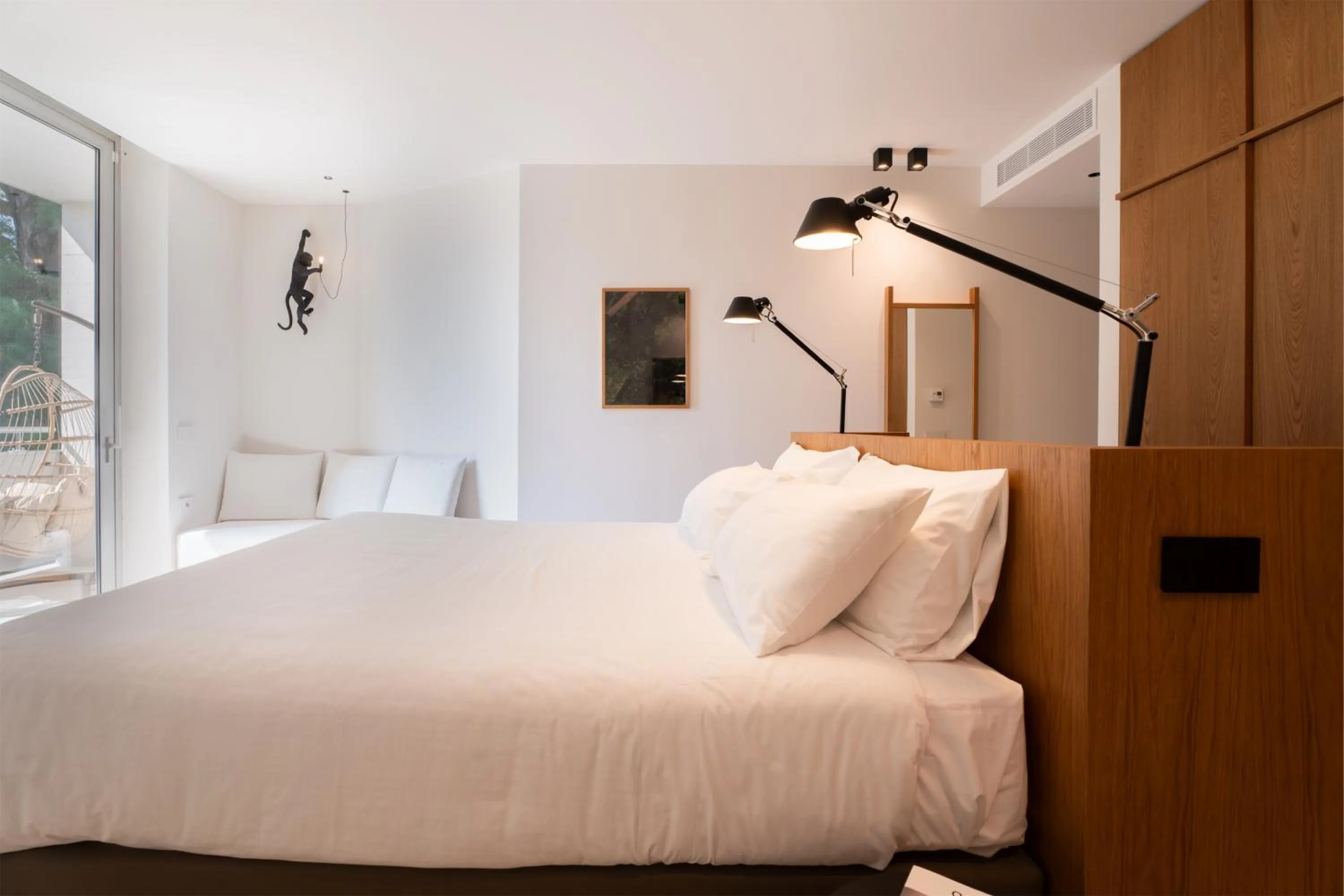 Bed in Du Lac Et Du Parc Grand Resort